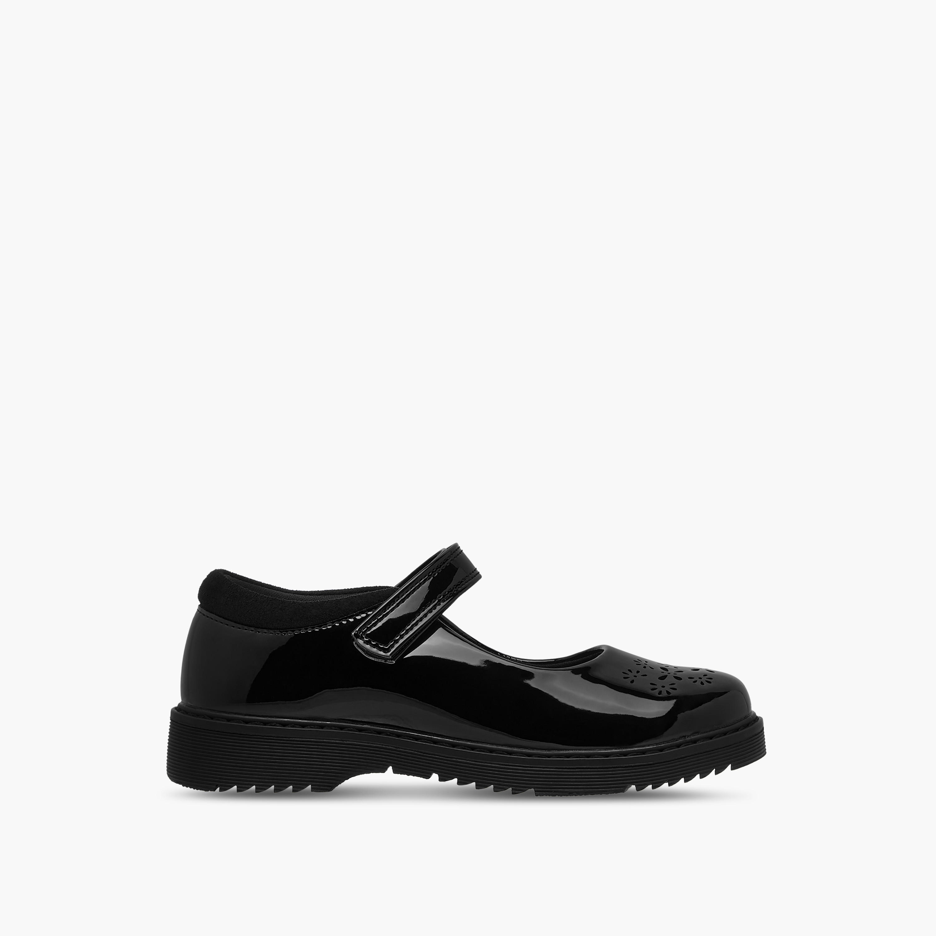 Juniors Cut Out Detail Mary Jane School Shoes with Hook and Loop Closure-girls-shoes-maryjanes-image-3