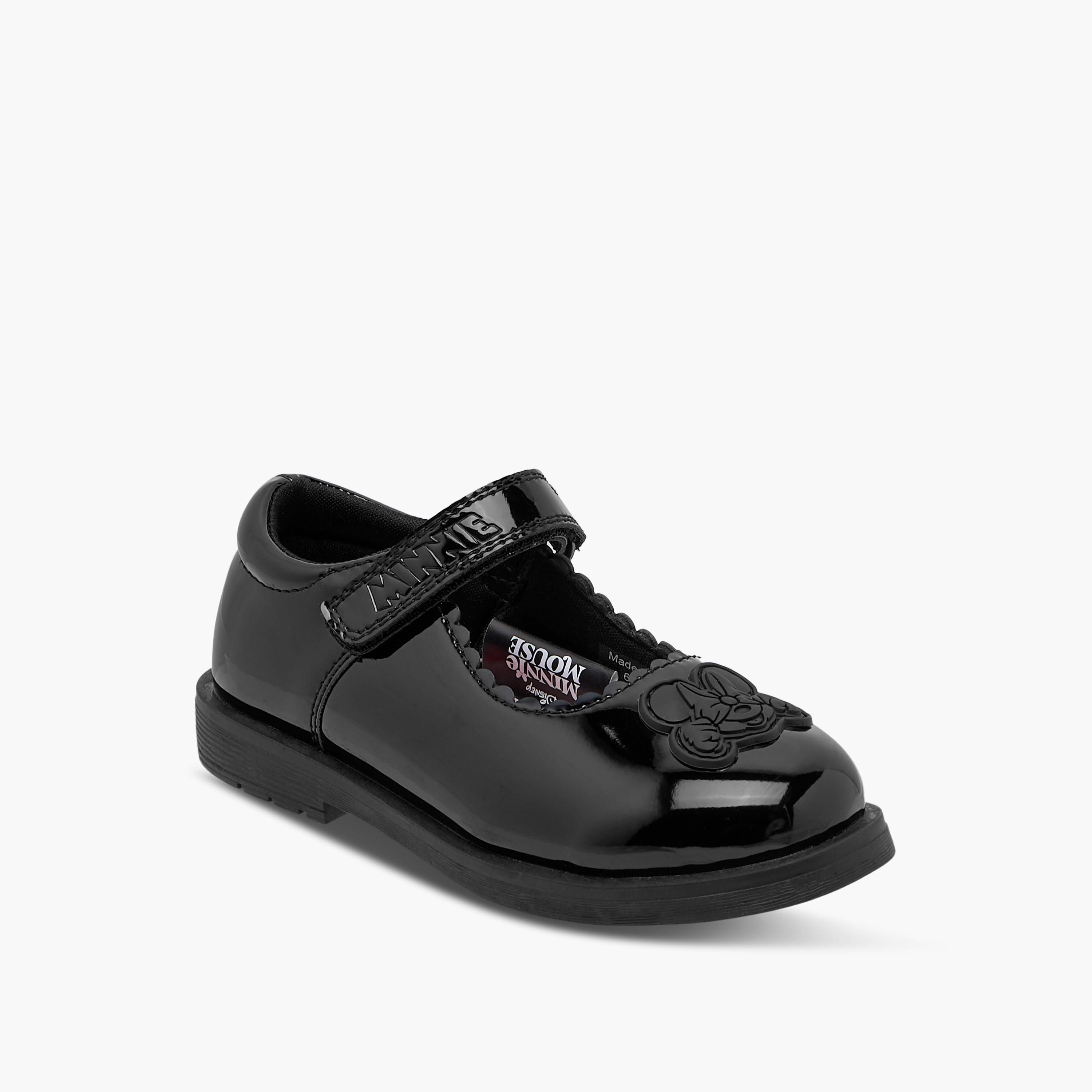 حذاء مدرسة ماري جين بزخارف ميني ماوس وشريط إغلاق لاصق من ديزني-girls-shoes-maryjanes-image-2