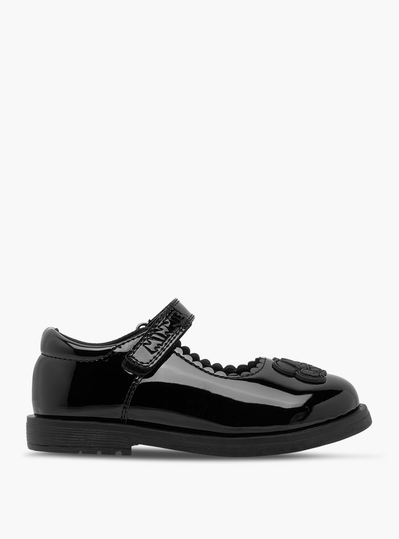 حذاء مدرسة ماري جين بزخارف ميني ماوس وشريط إغلاق لاصق من ديزني-girls-shoes-maryjanes-image-3