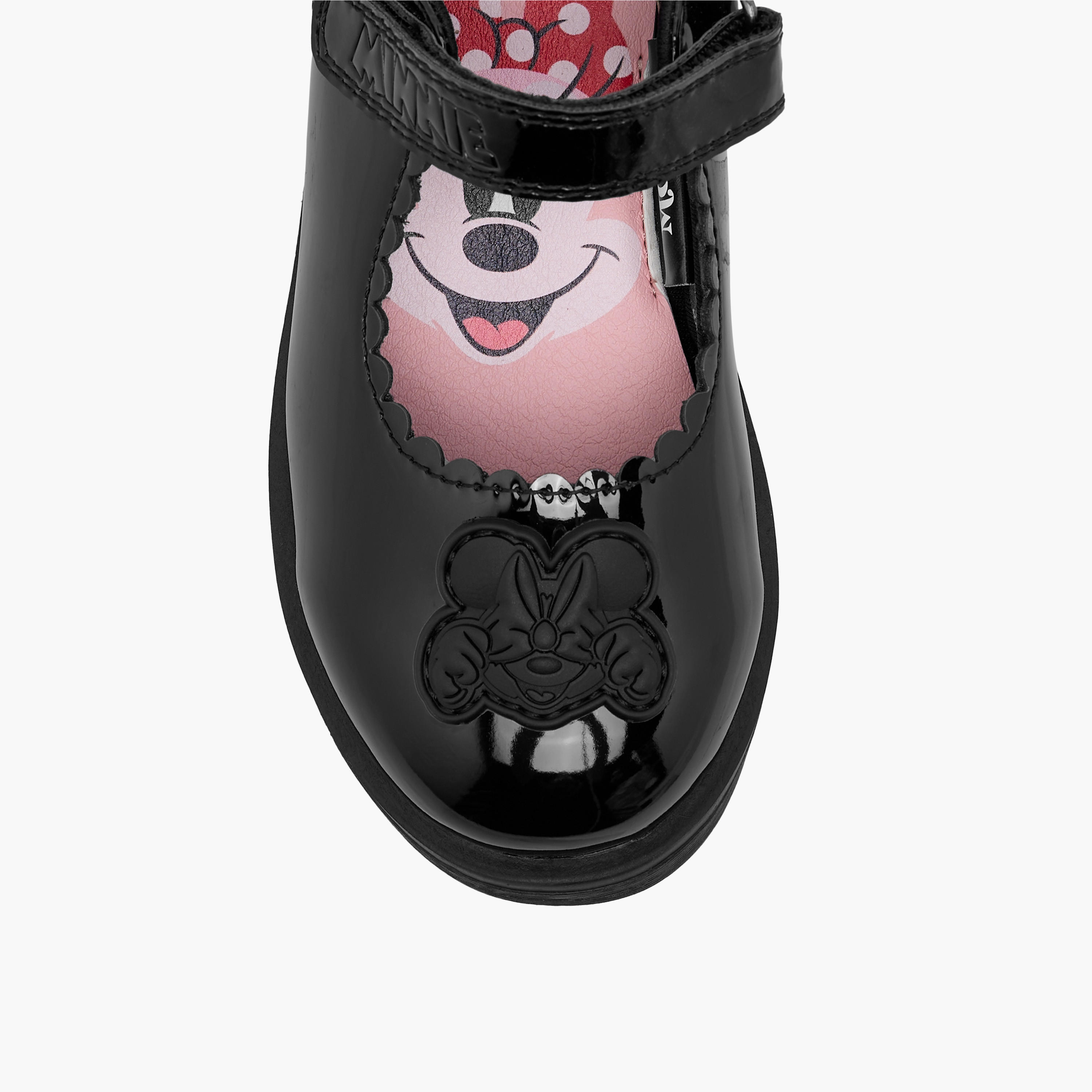 حذاء مدرسة ماري جين بزخارف ميني ماوس وشريط إغلاق لاصق من ديزني-girls-shoes-maryjanes-image-4