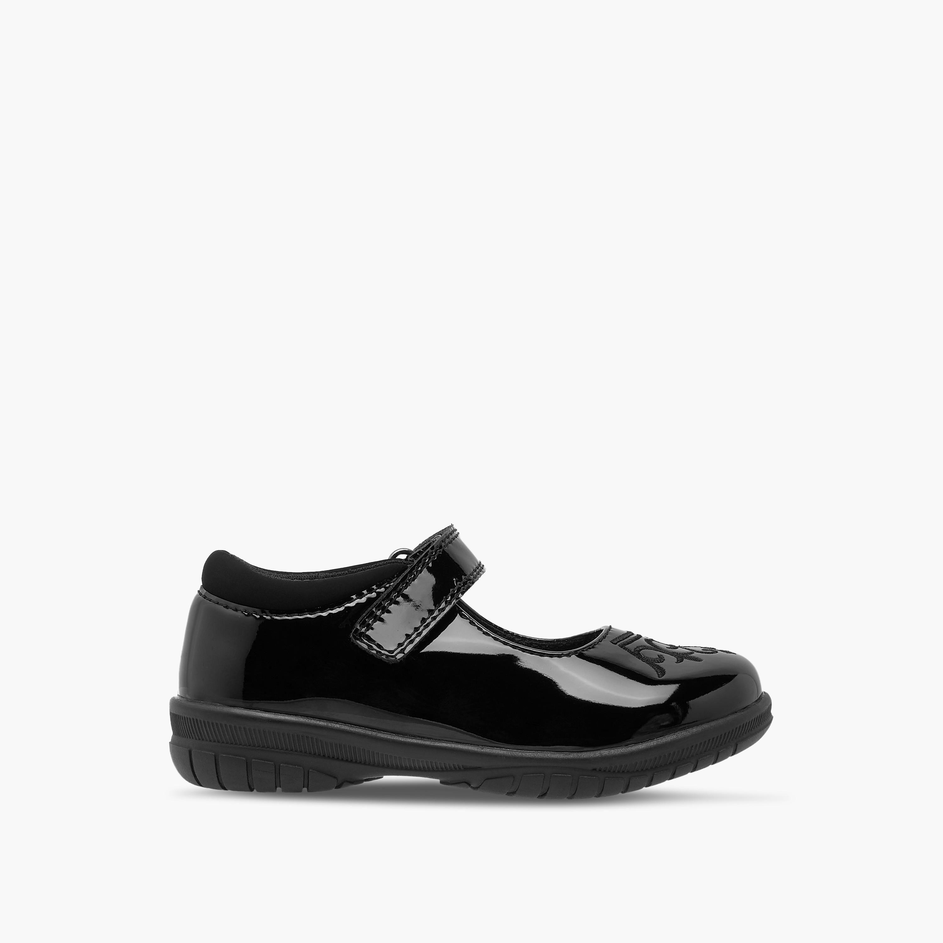 حذاء ماري جين مدرسي مطرز مع شريط إغلاق من ديزني-girls-shoes-maryjanes-image-3