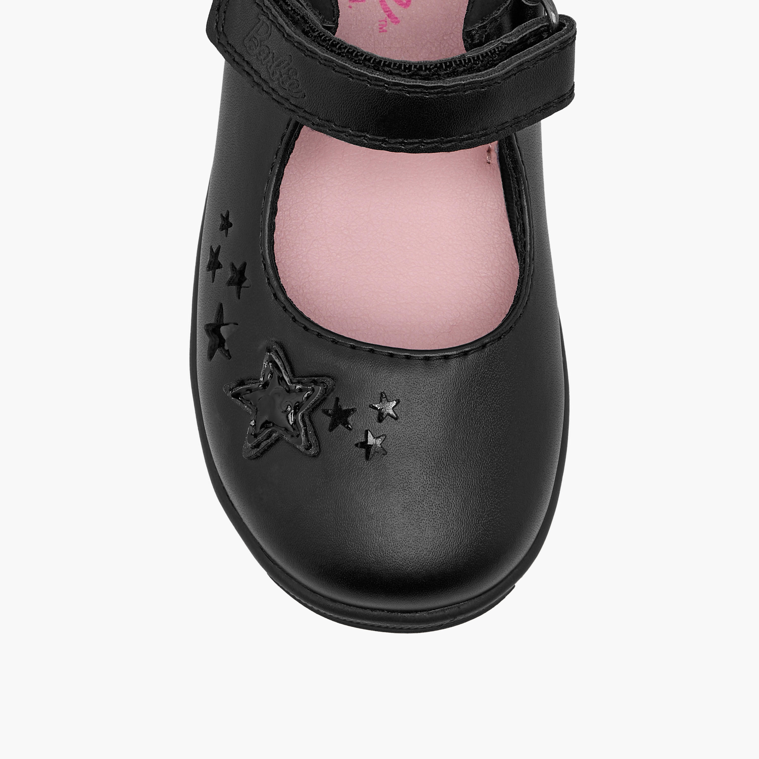 حذاء ماري جين مدرسي بتفاصيل نجمة وشريط إغلاق من باربي-girls-shoes-maryjanes-image-4