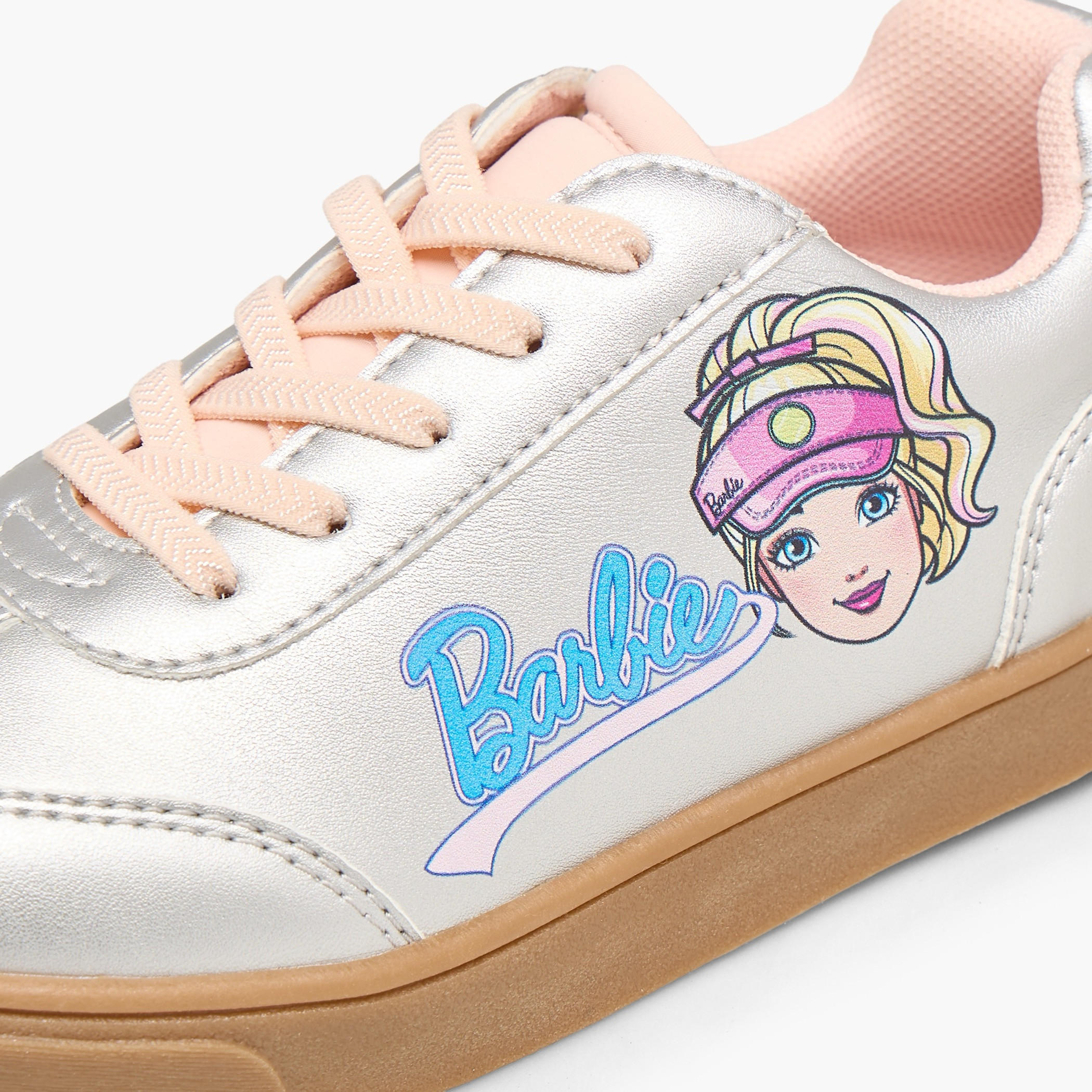 حذاء سنيكرز برباط إغلاق وطبعات للبنات من باربي-girls-shoes-sneakers-image-7