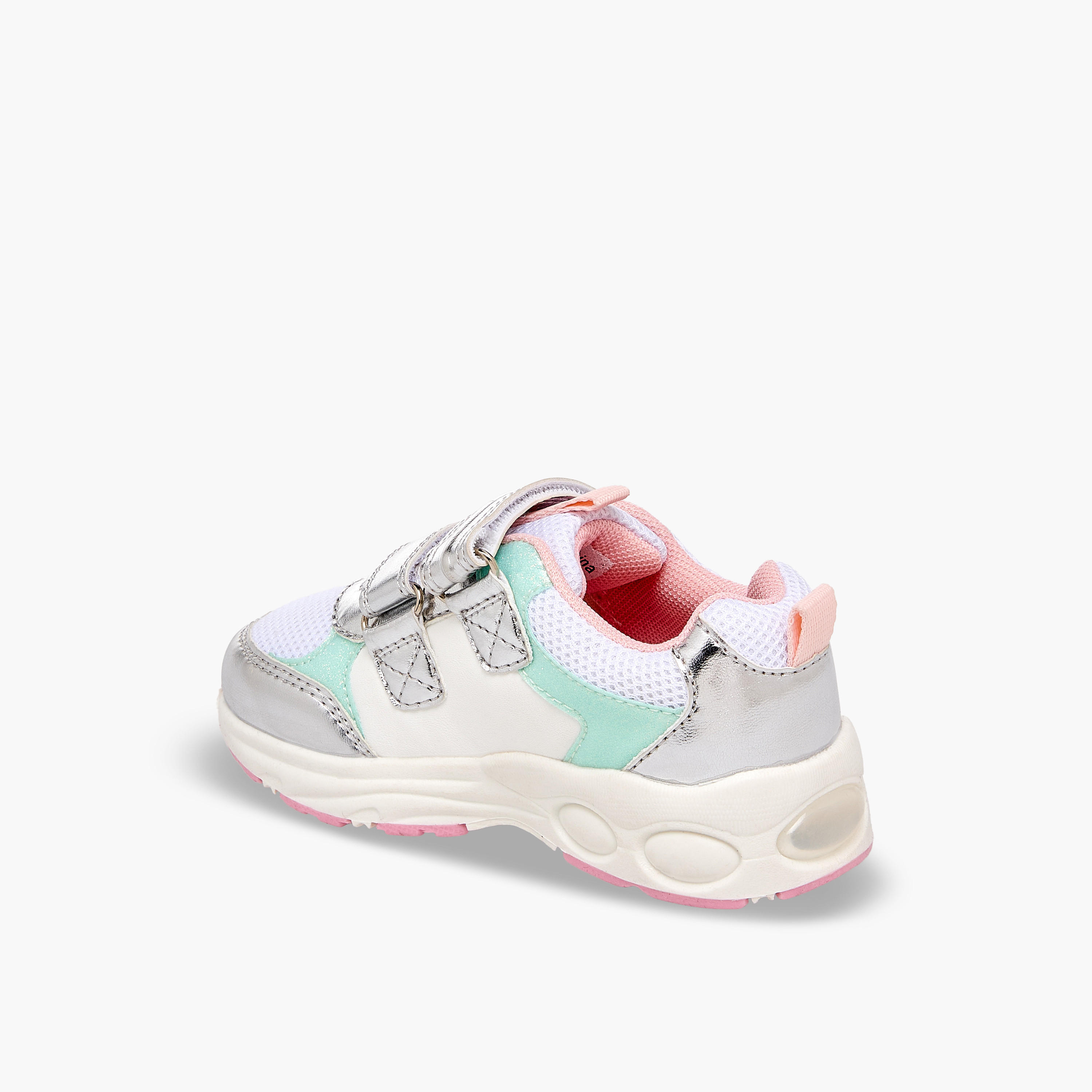 Barbie Girls Hook & Loop Light-Up Ankle Sneakers-girls-shoes-sneakers-image-5