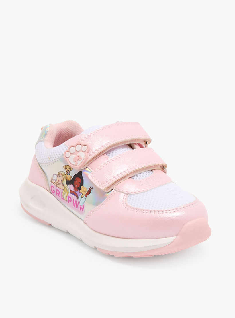 Barbie Girls Hook & Loop Ankle Sneakers-girls-shoes-sneakers-image-2