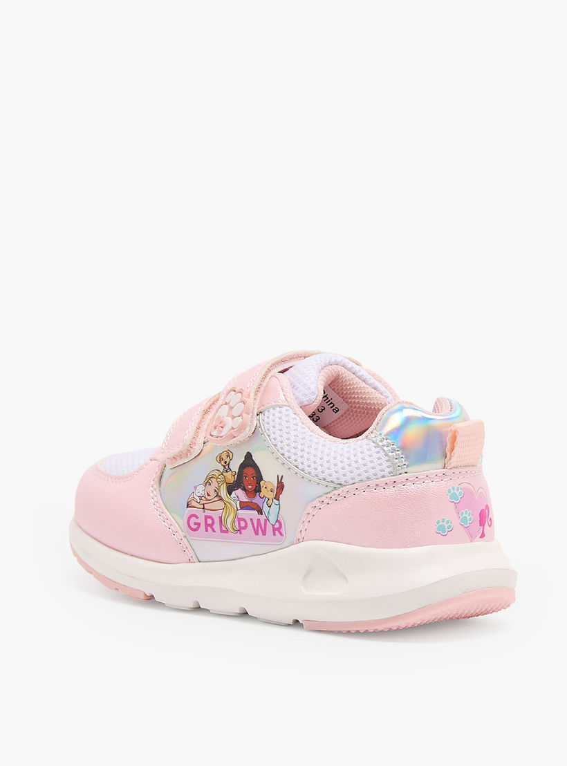 Barbie Girls Hook & Loop Ankle Sneakers-girls-shoes-sneakers-image-3
