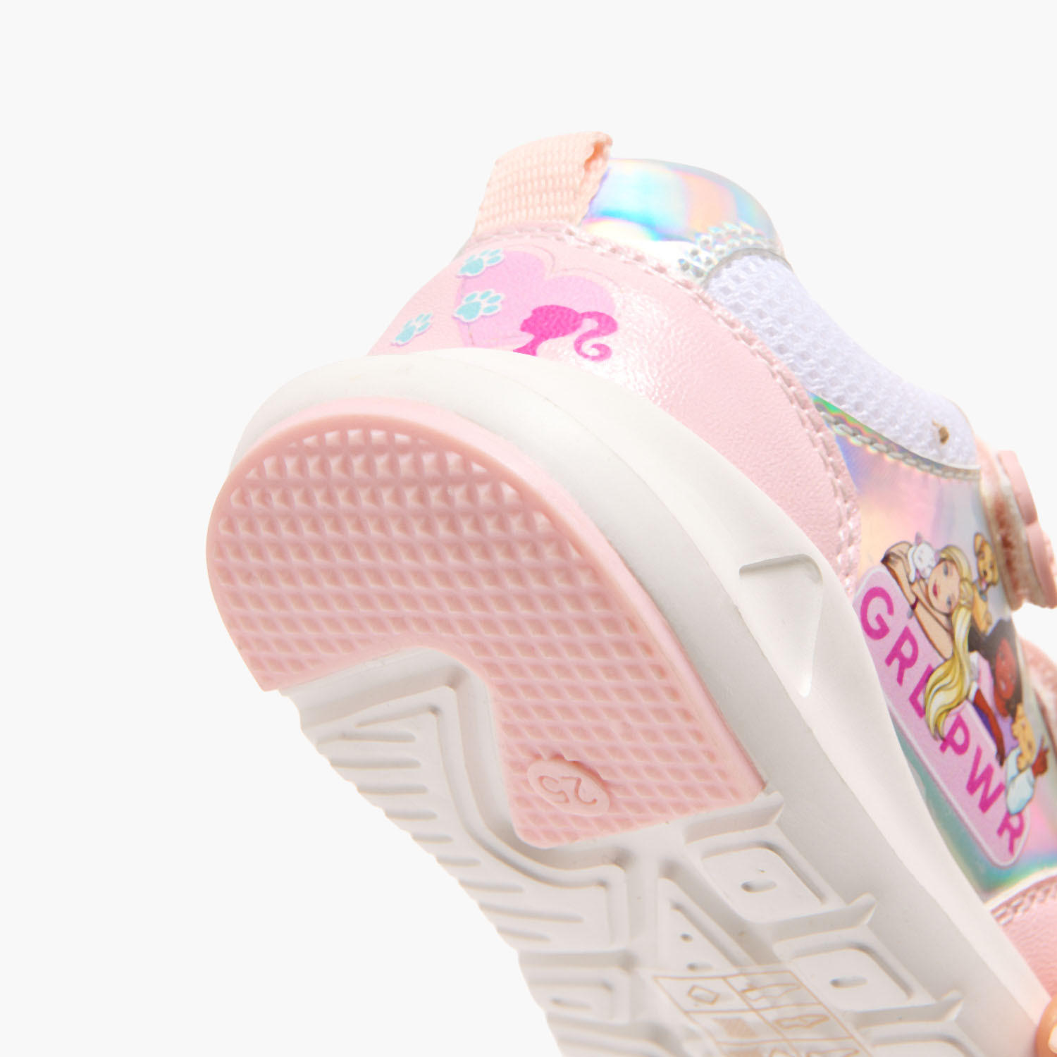Barbie Girls Hook & Loop Ankle Sneakers-girls-shoes-sneakers-image-7