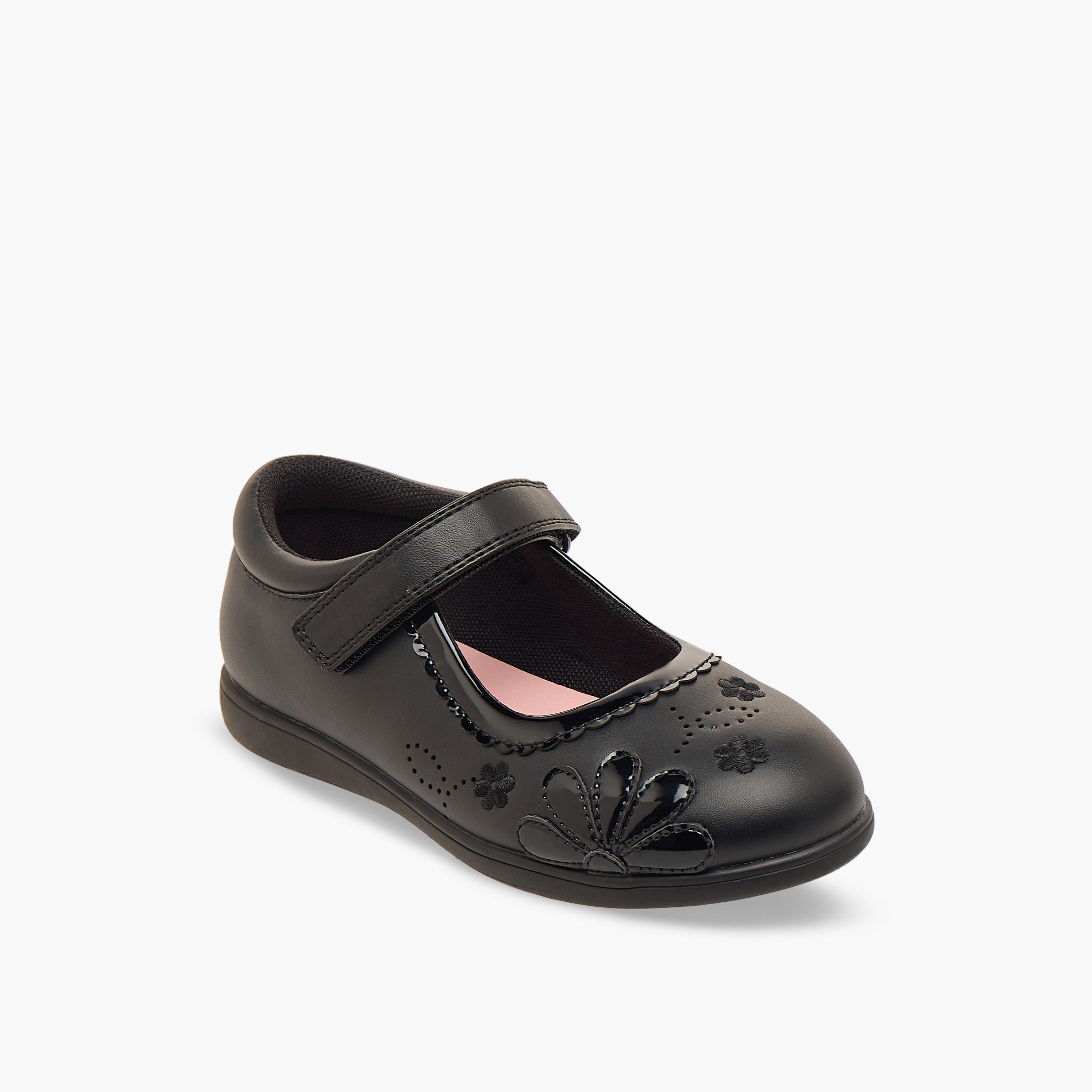 حذاء مدرسي بشريط إغلاق لاصق للبنات من جونيورز-girls-shoes-schoolshoes-image-3