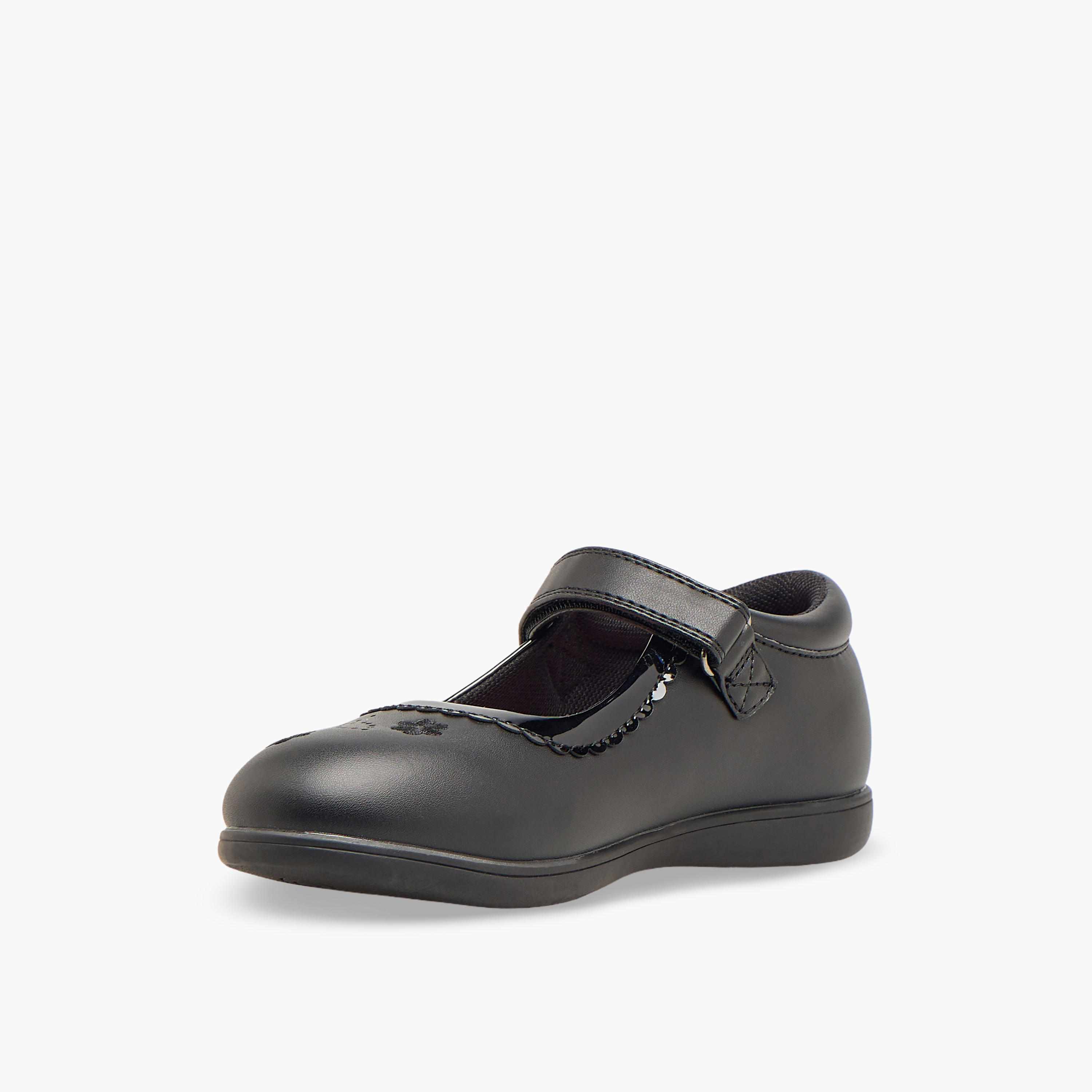حذاء مدرسي بشريط إغلاق لاصق للبنات من جونيورز-girls-shoes-schoolshoes-image-5
