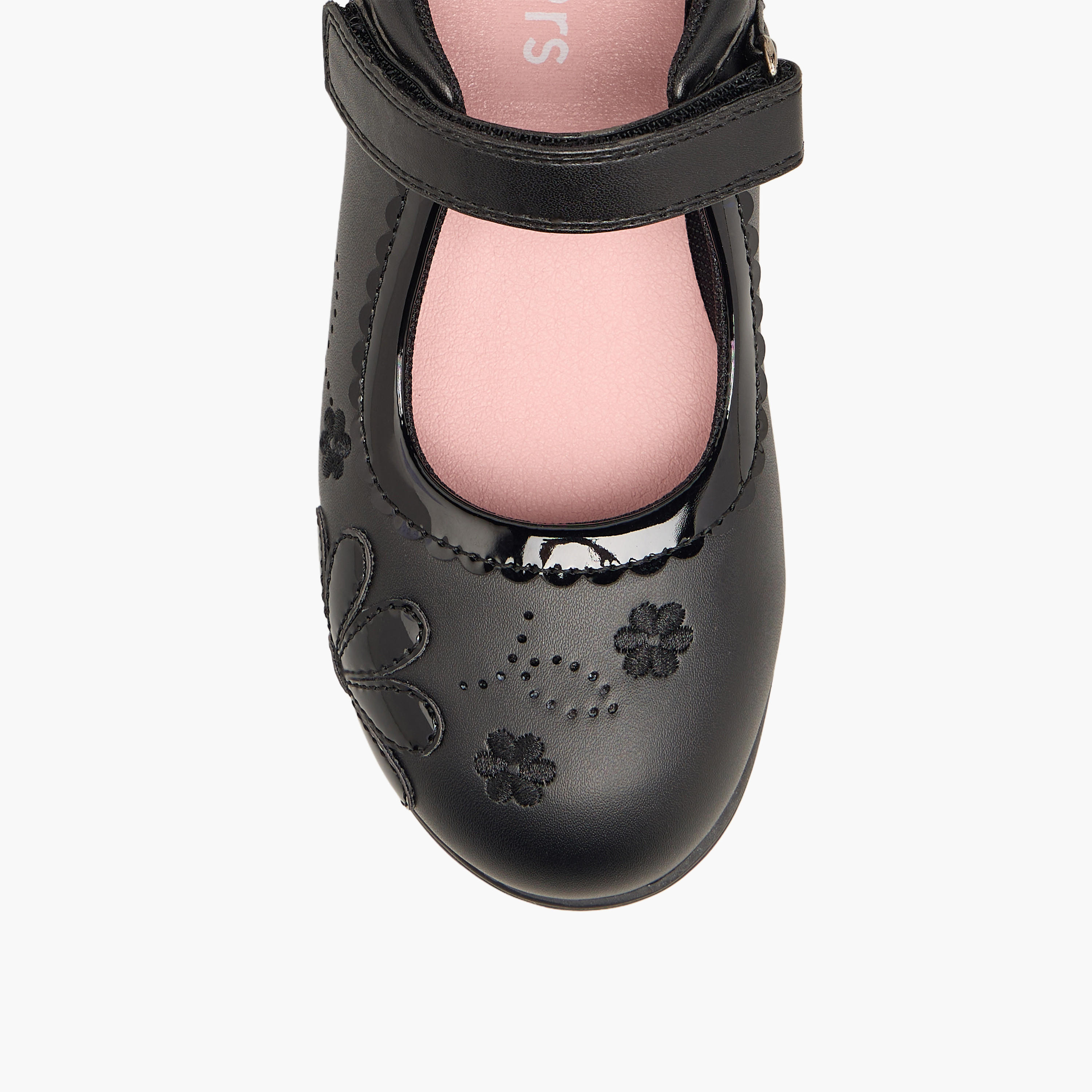 حذاء مدرسي بشريط إغلاق لاصق للبنات من جونيورز-girls-shoes-schoolshoes-image-8