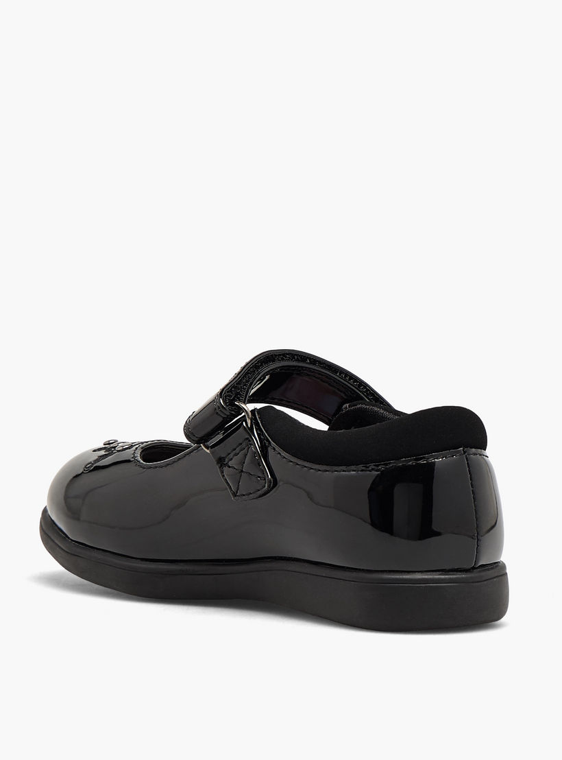 Disney Girls Embellished Hook & Loop School Shoes-girls-shoes-schoolshoes-image-6