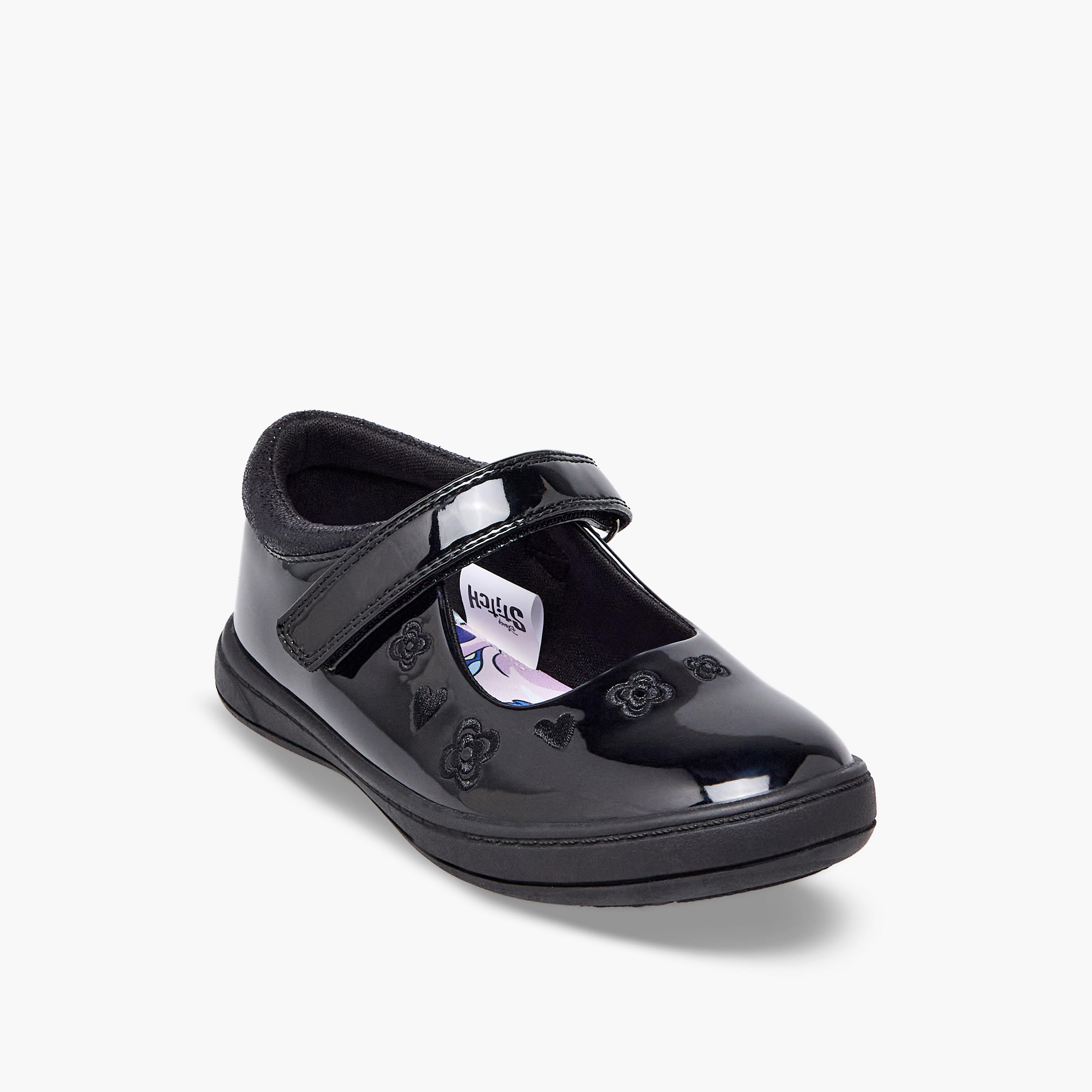 Disney Girls Stitch Mary Jane School Shoes-girls-shoes-maryjanes-image-2