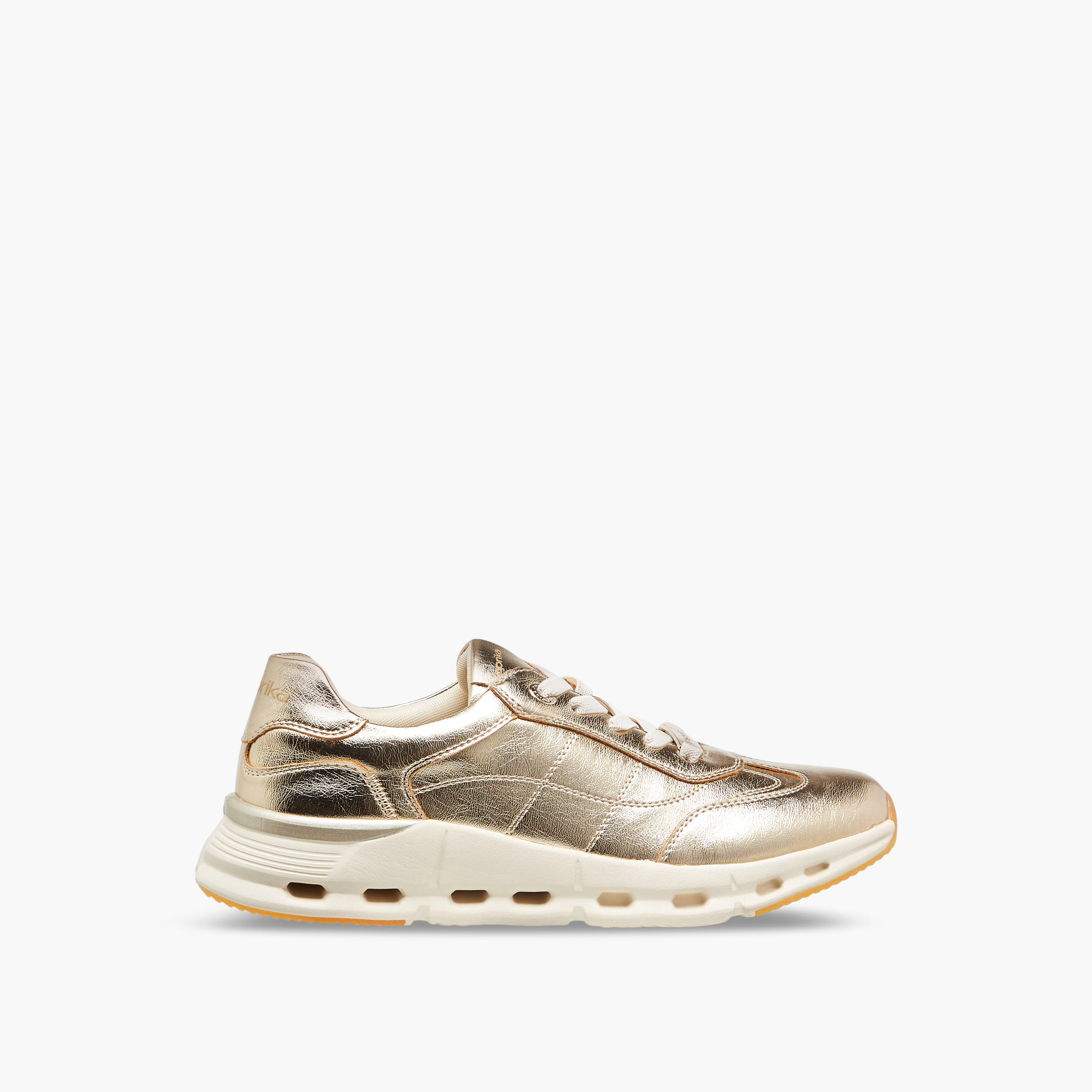 Paprika Panelled Sneakers with Lace-Up Closure-women-shoes-sneakers-image-3