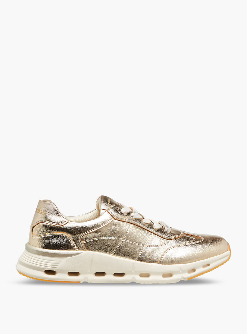 Paprika Panelled Sneakers with Lace-Up Closure-women-shoes-sneakers-image-3