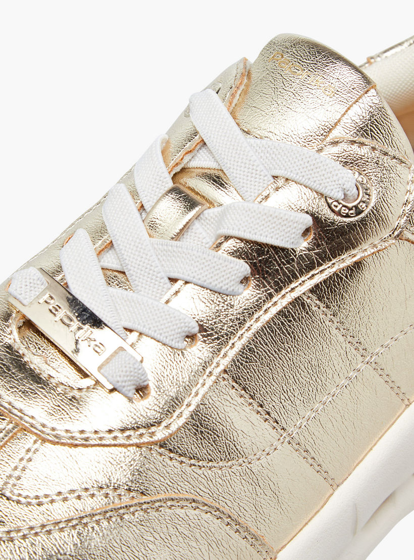 Paprika Panelled Sneakers with Lace-Up Closure-women-shoes-sneakers-image-4