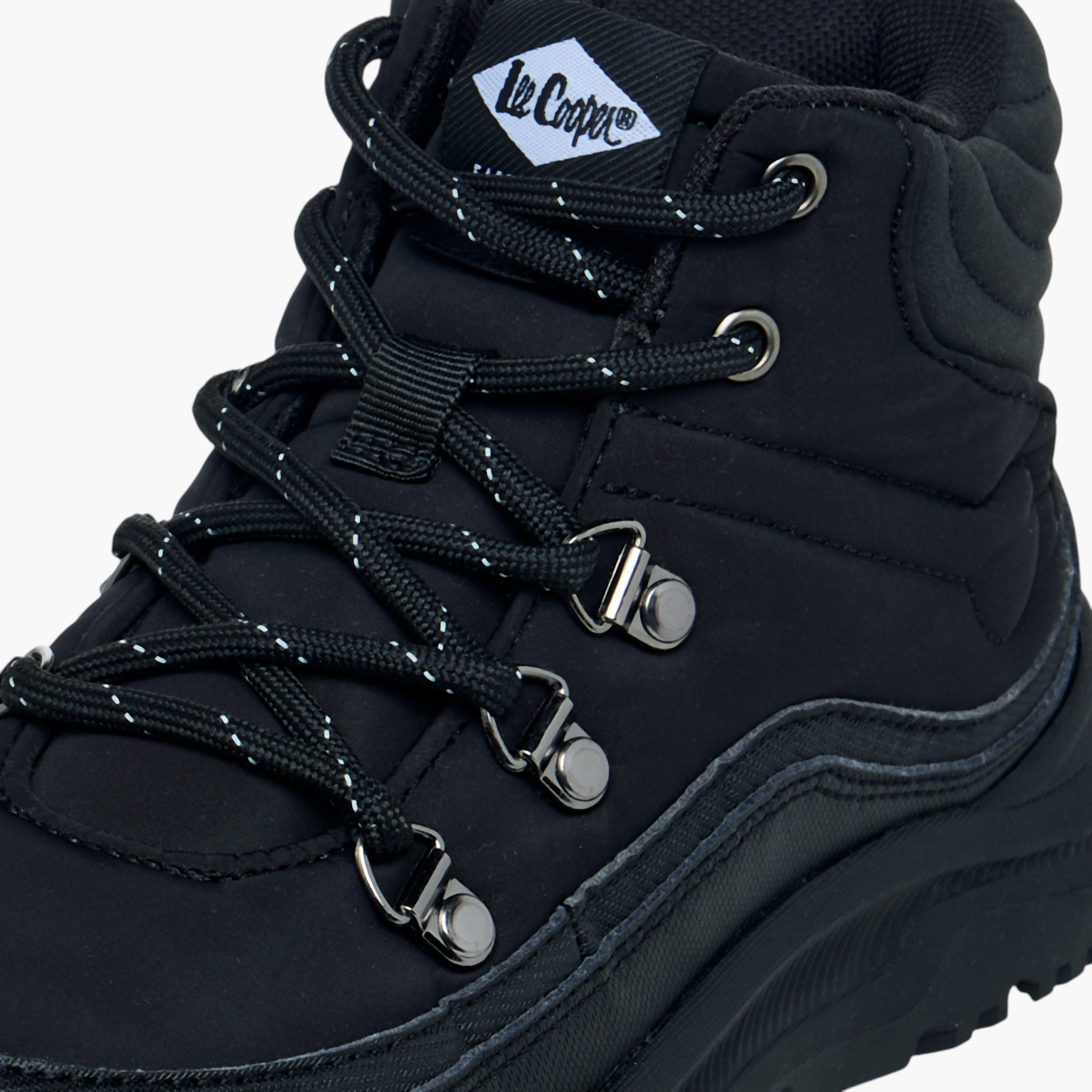 Lee Cooper Boys' Panelled Lace-Up Boots-boys-shoes-boots-image-4
