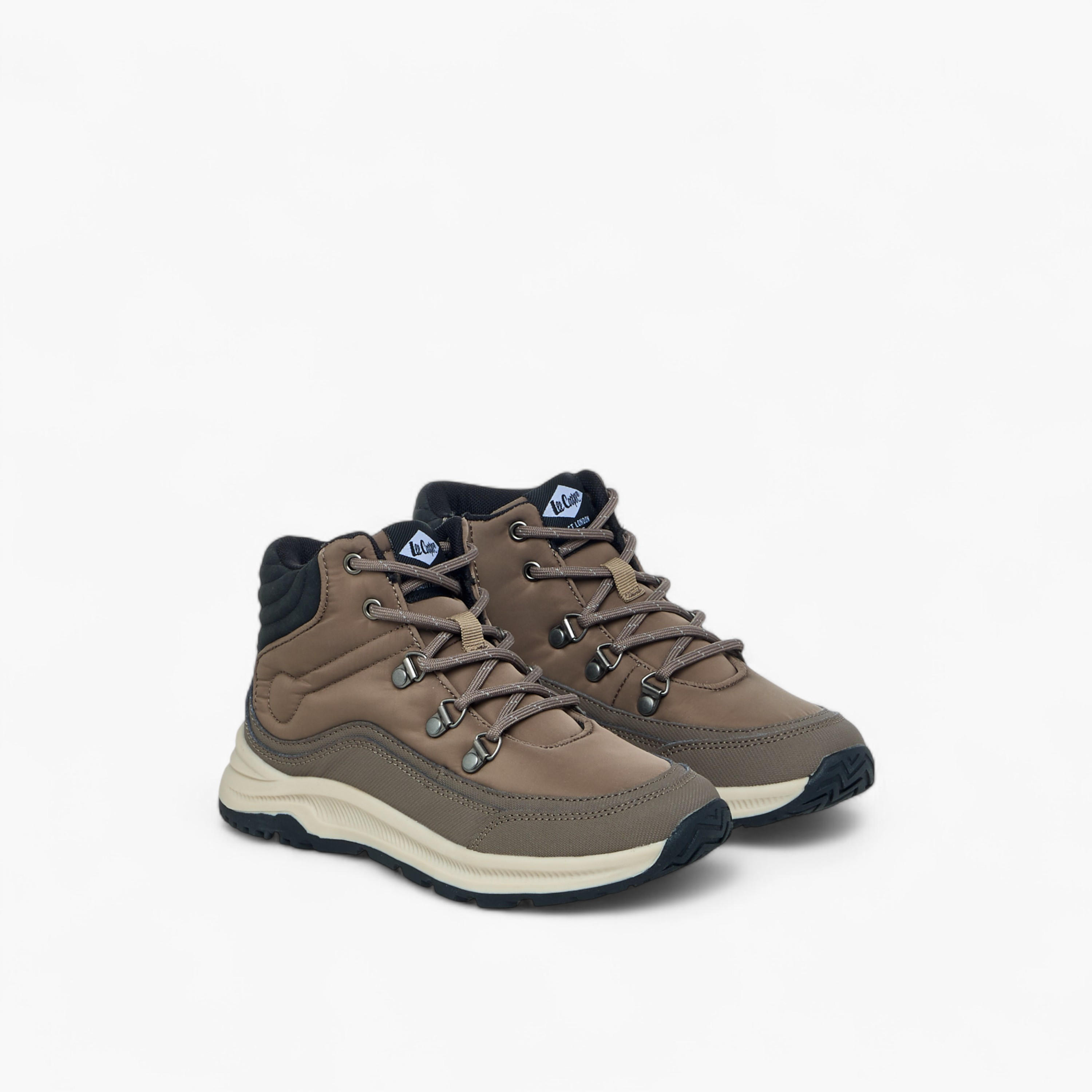Lee Cooper Boys' Panelled Lace-Up Boots-boys-shoes-boots-image-1