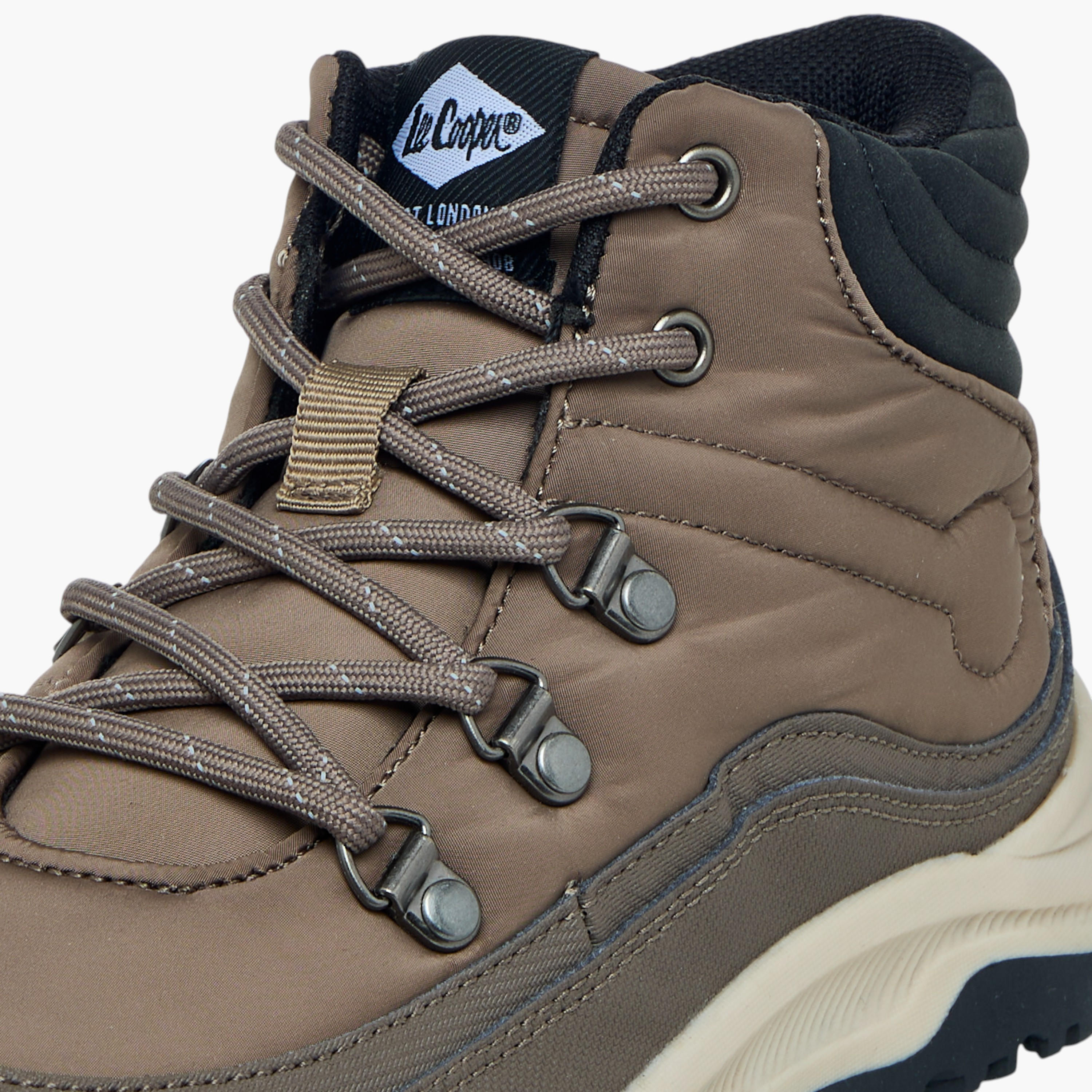 Lee Cooper Boys' Panelled Lace-Up Boots-boys-shoes-boots-image-4