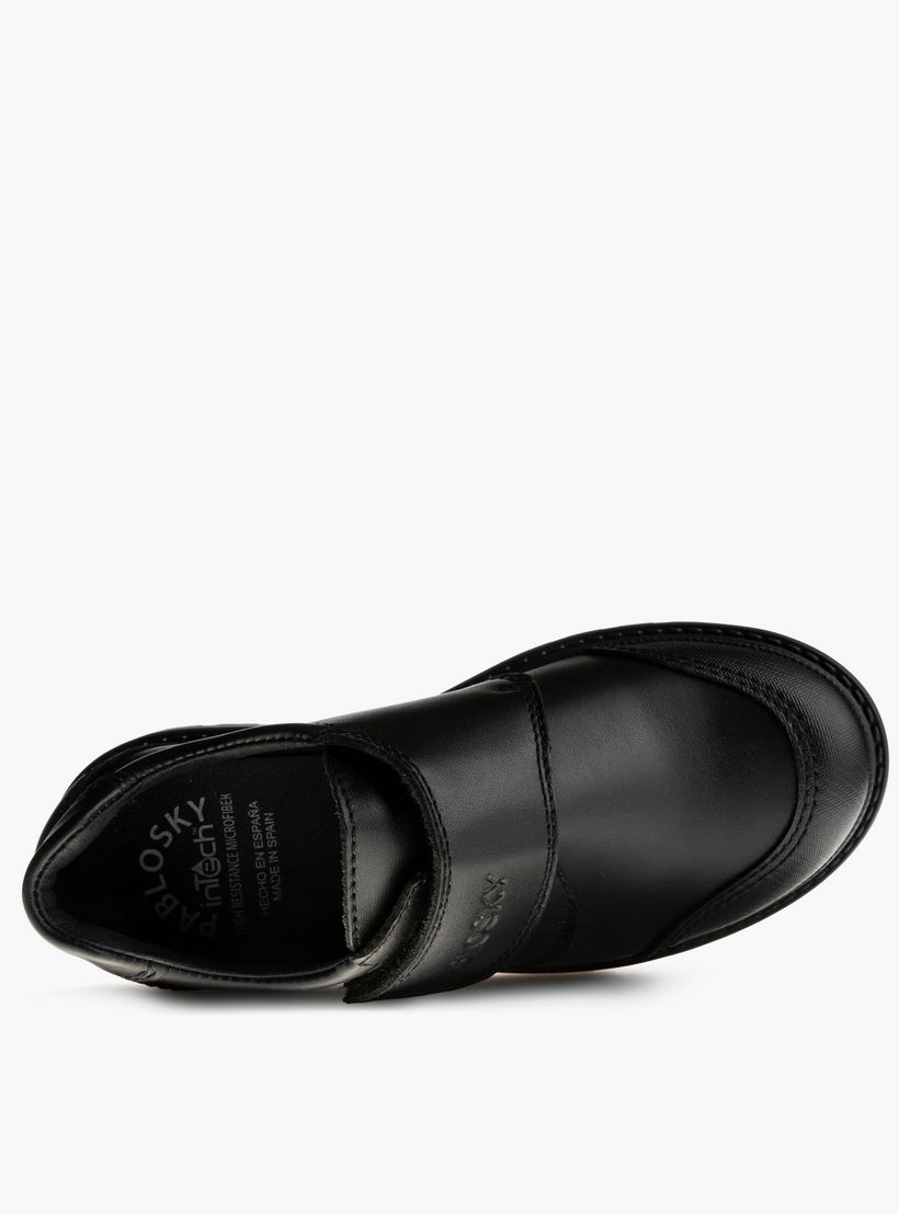 حذاء مدرسي جلد بشريط إغلاق لاصق للأولاد من بابلوسكي-boys-shoes-schoolshoes-image-2