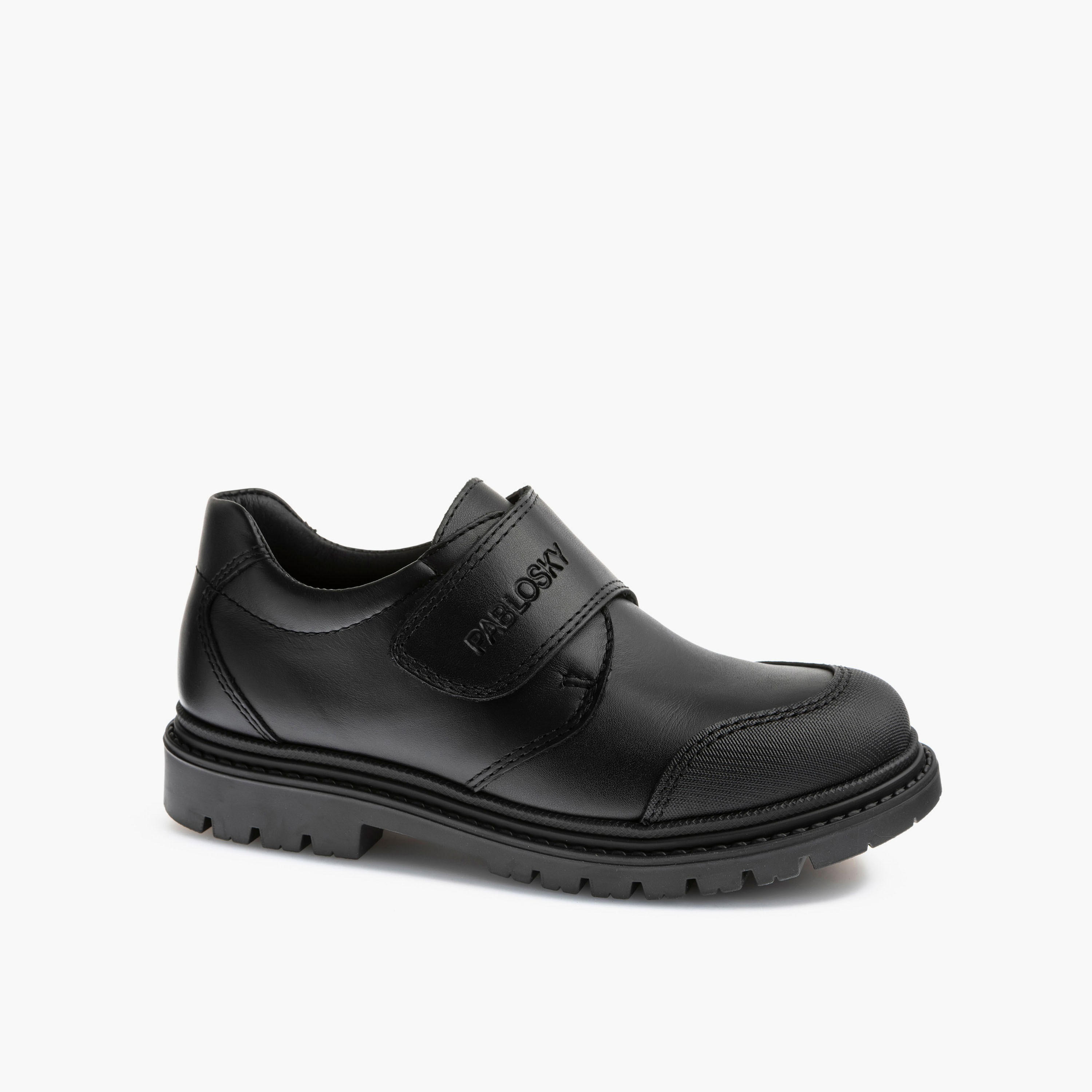 حذاء مدرسي جلد بشريط إغلاق لاصق للأولاد من بابلوسكي-boys-shoes-schoolshoes-image-6
