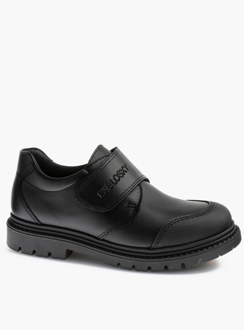حذاء مدرسي جلد بشريط إغلاق لاصق للأولاد من بابلوسكي-boys-shoes-schoolshoes-image-6