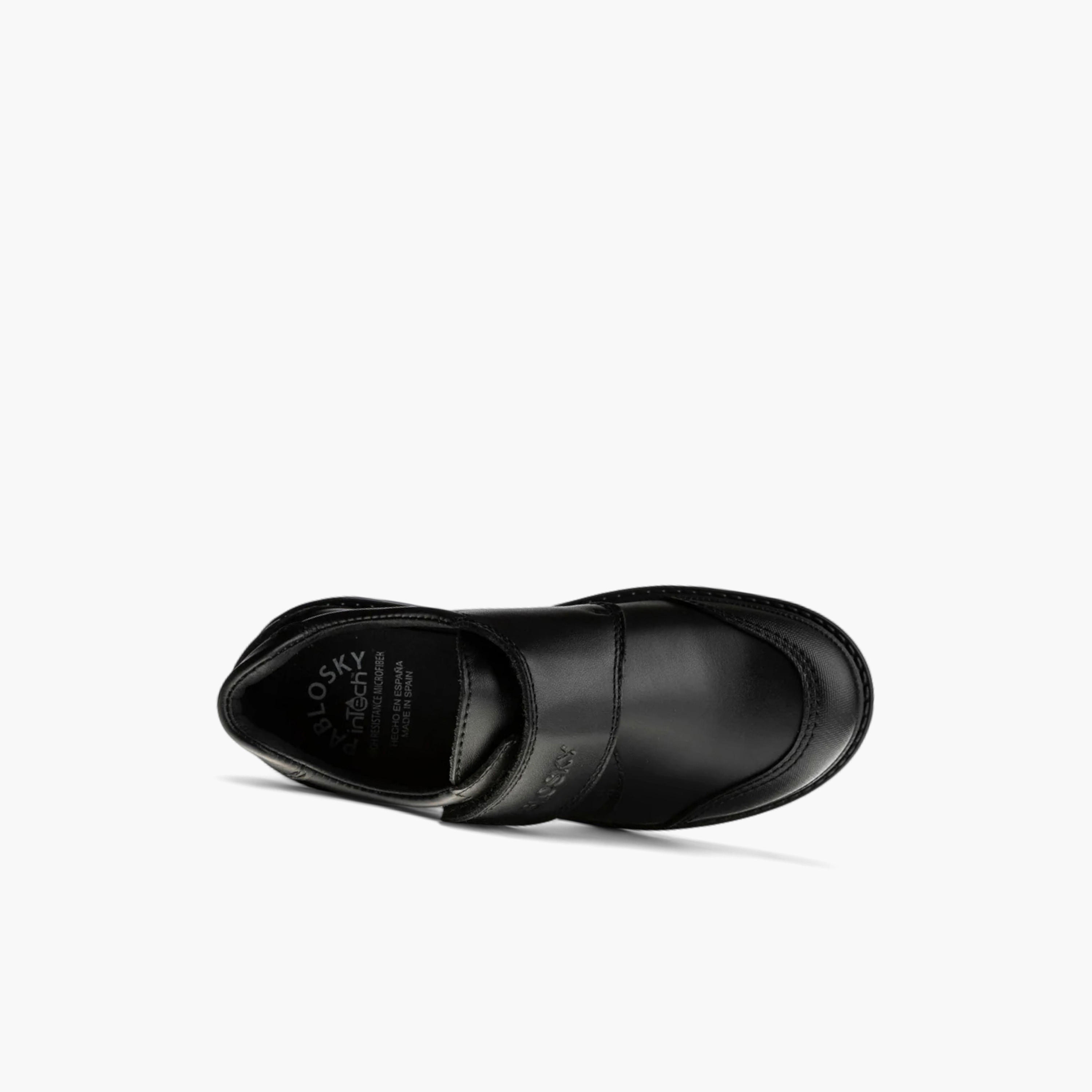 Pablosky Kids' Logo Embossed School Shoes with Hook and Loop Closure - 728410-boys-shoes-schoolshoes-image-3