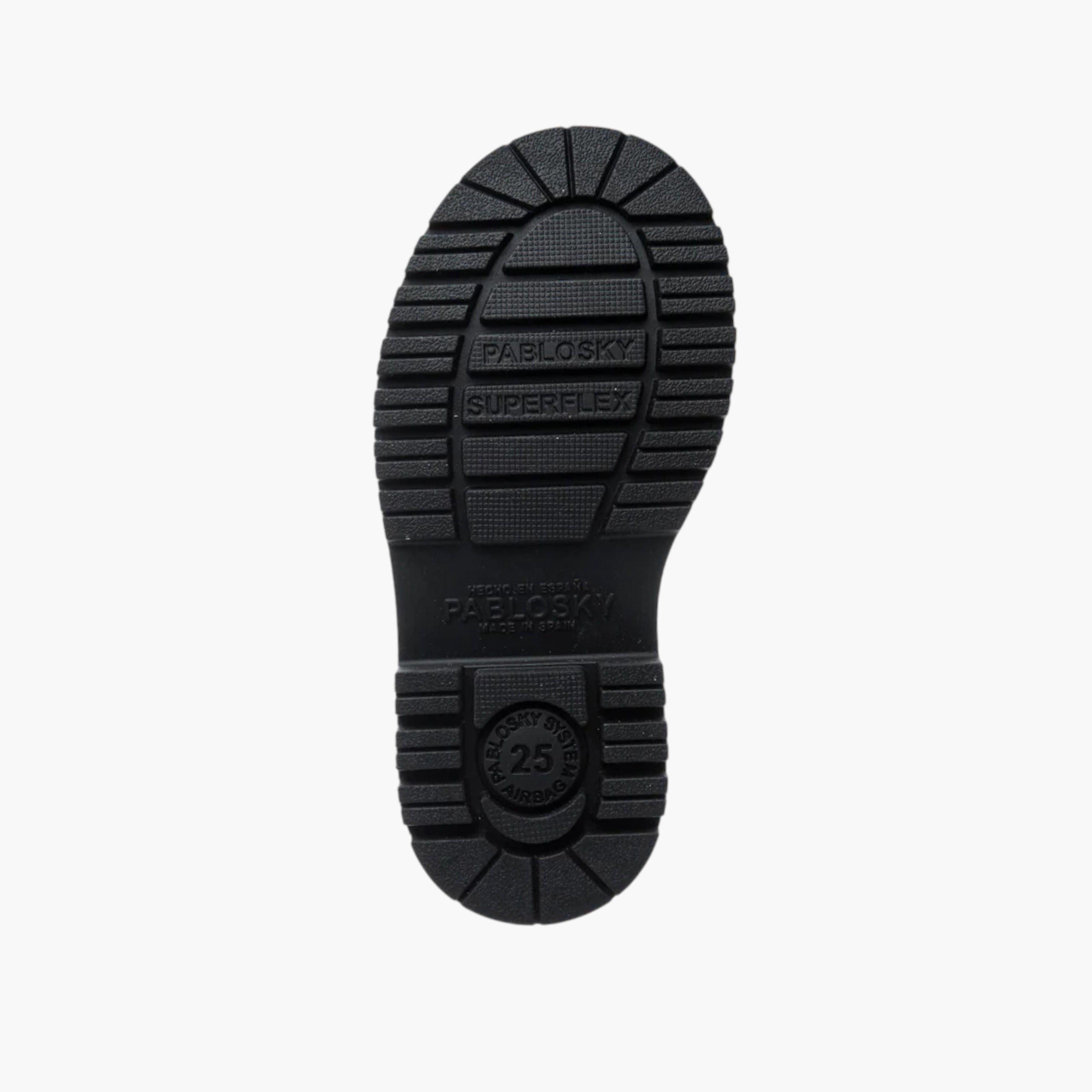 Pablosky Kids' Logo Embossed School Shoes with Hook and Loop Closure - 728410-boys-shoes-schoolshoes-image-6