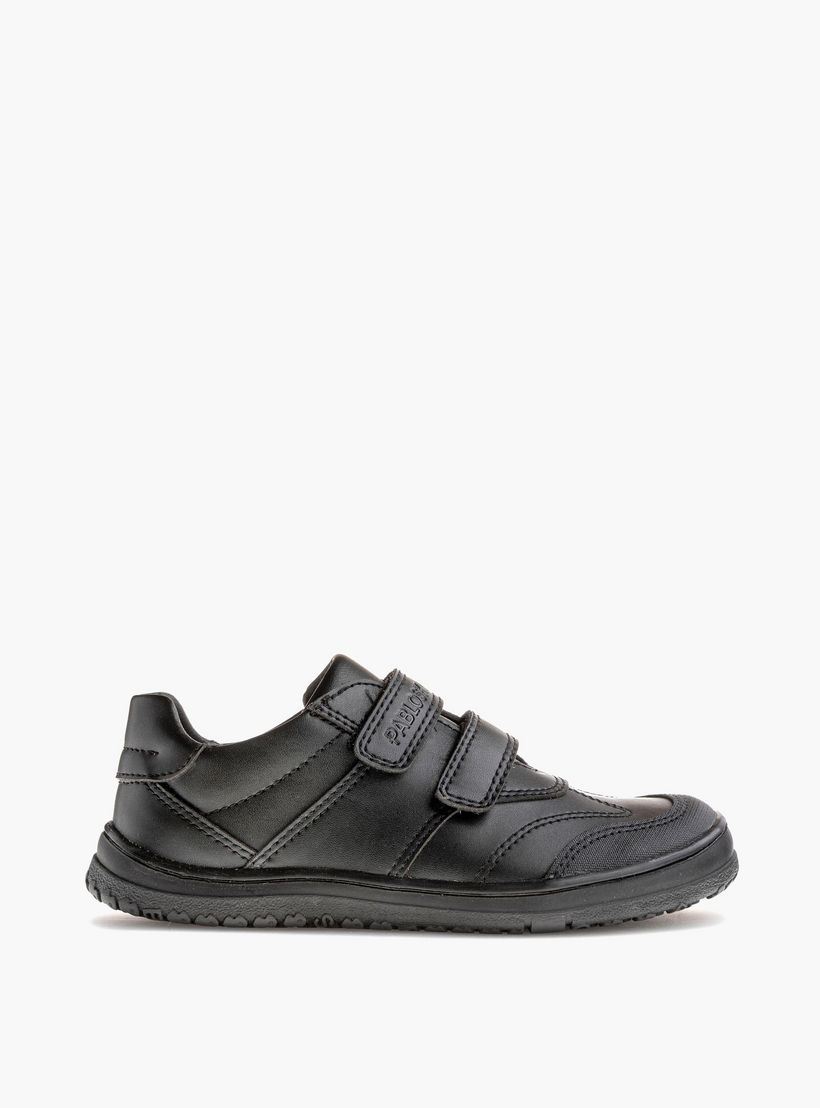 Pablosky Kids' Panelled School Shoes with Hook and Loop Closure - 732015-J-boys-shoes-schoolshoes-image-2