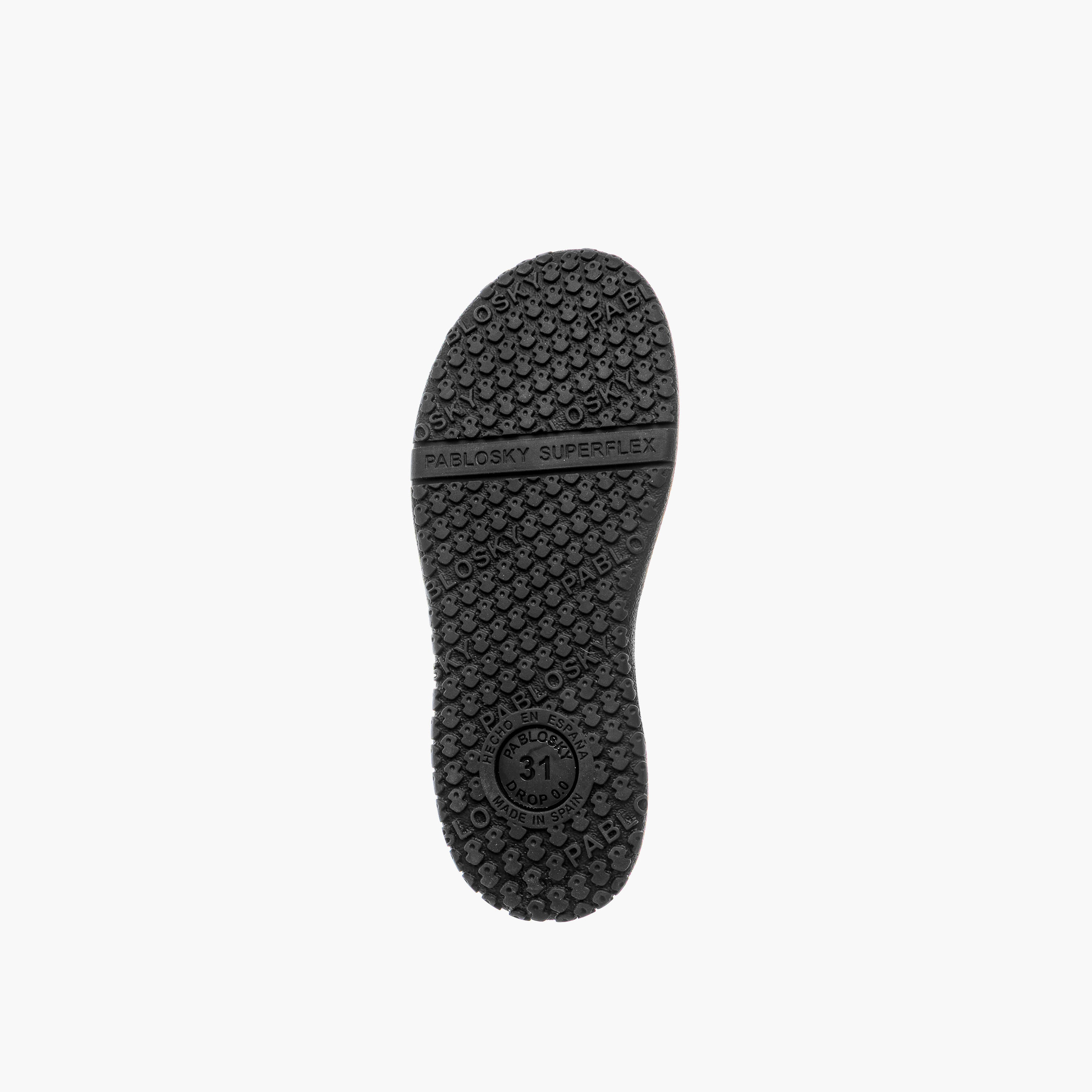 Pablosky Kids' Panelled School Shoes with Hook and Loop Closure - 732015-J-boys-shoes-schoolshoes-image-9