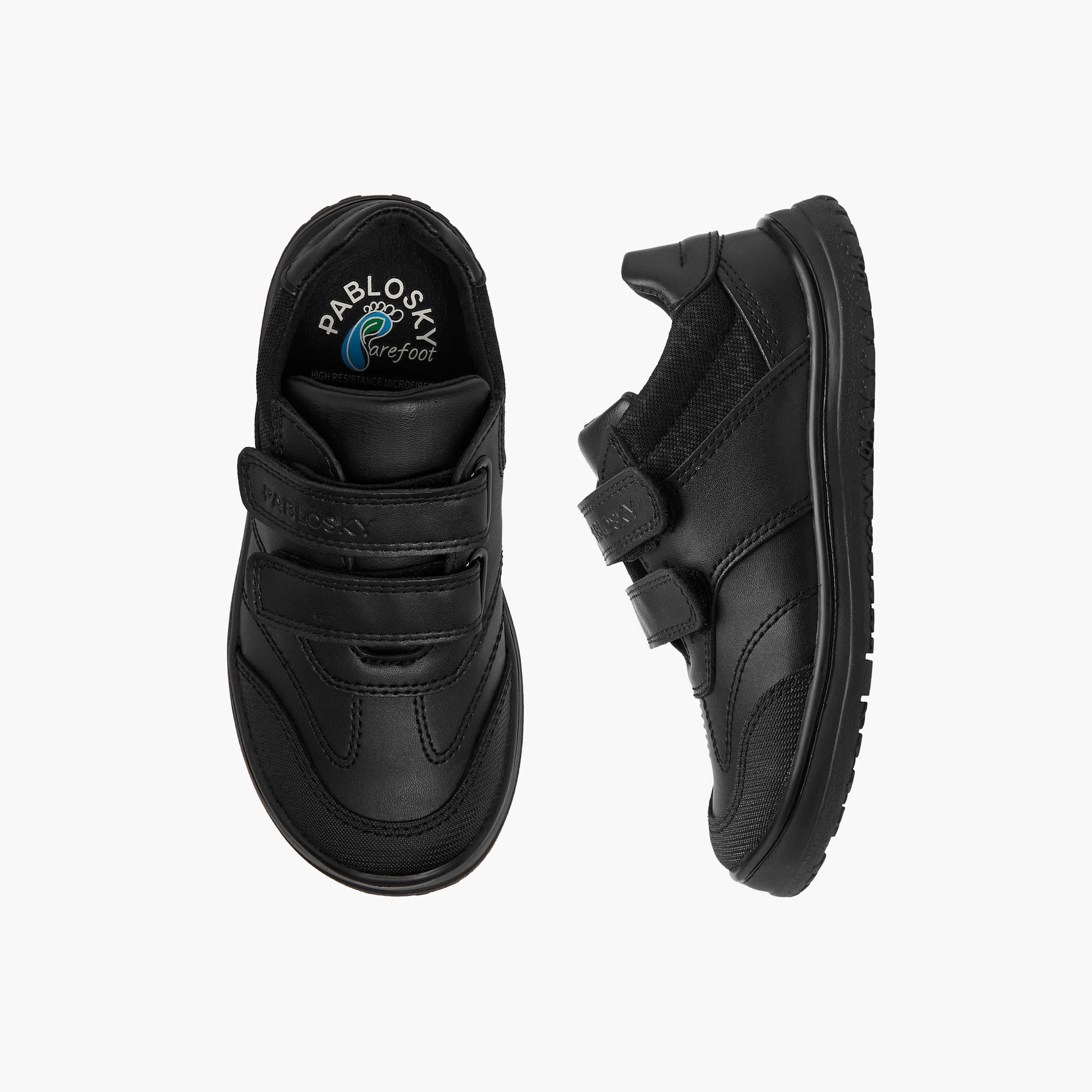 Pablosky Boys' Hook and Loop School Shoes-boys-shoes-schoolshoes-image-1
