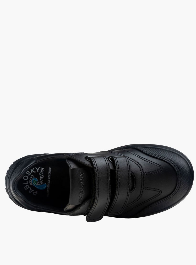 Pablosky Boys Leather Hook & Loop School Shoes-boys-shoes-schoolshoes-image-3