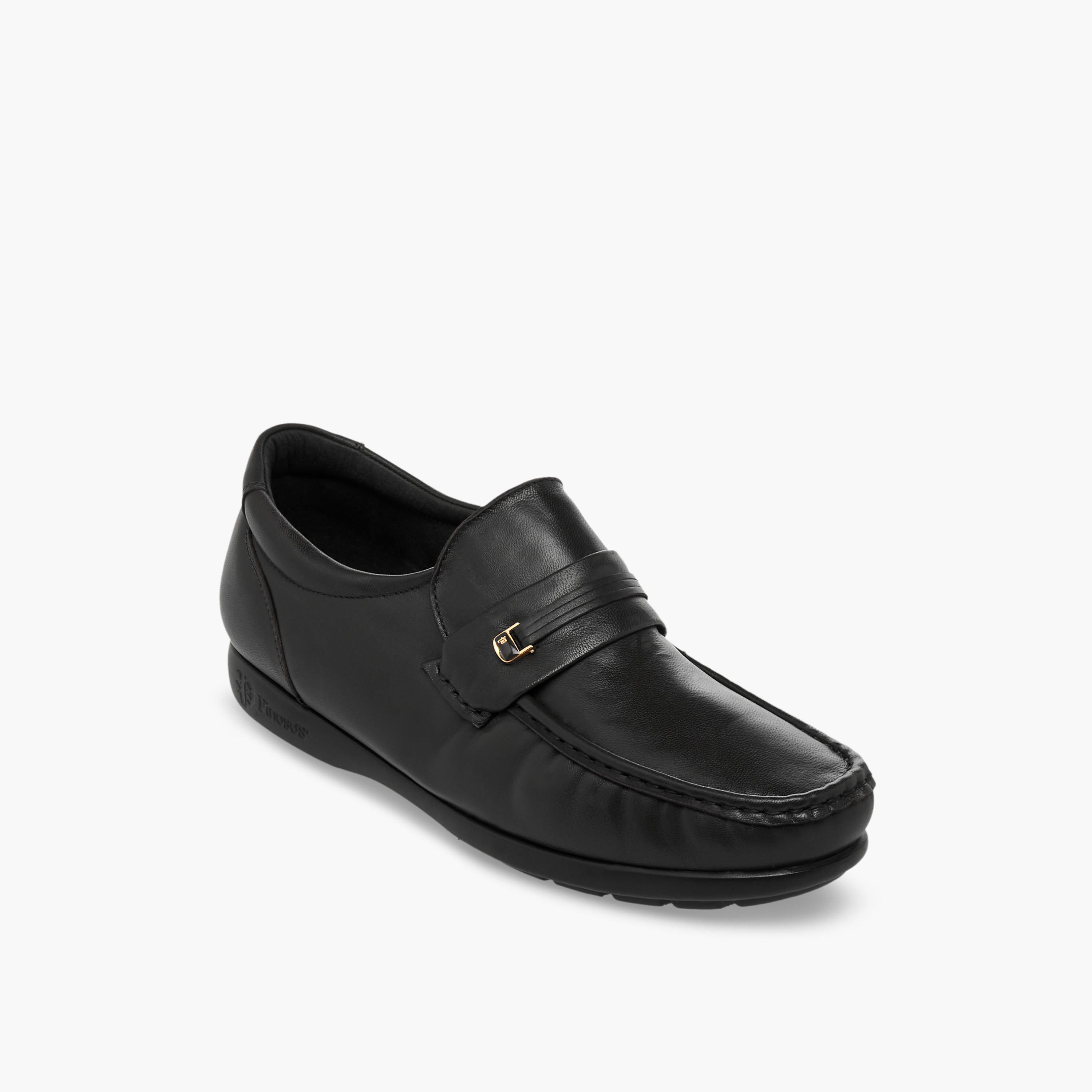 Pinosos Men Genuine Leather Slip-On Loafers-men-shoes-formalshoes-image-2