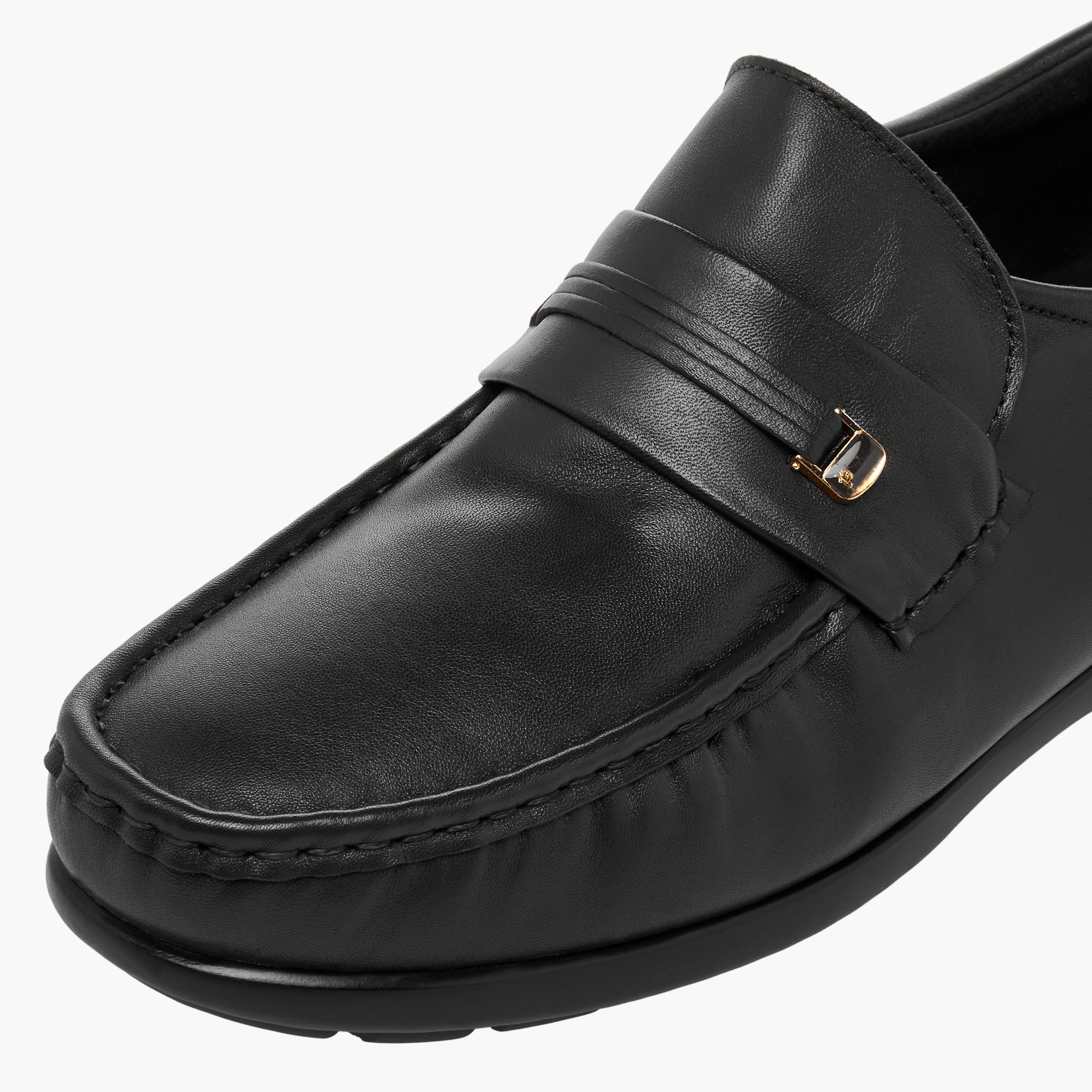 Pinosos Men Genuine Leather Slip-On Loafers-men-shoes-formalshoes-image-7
