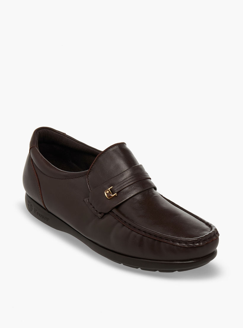 Pinosos Men Genuine Leather Slip-On Loafers-men-shoes-formalshoes-image-2