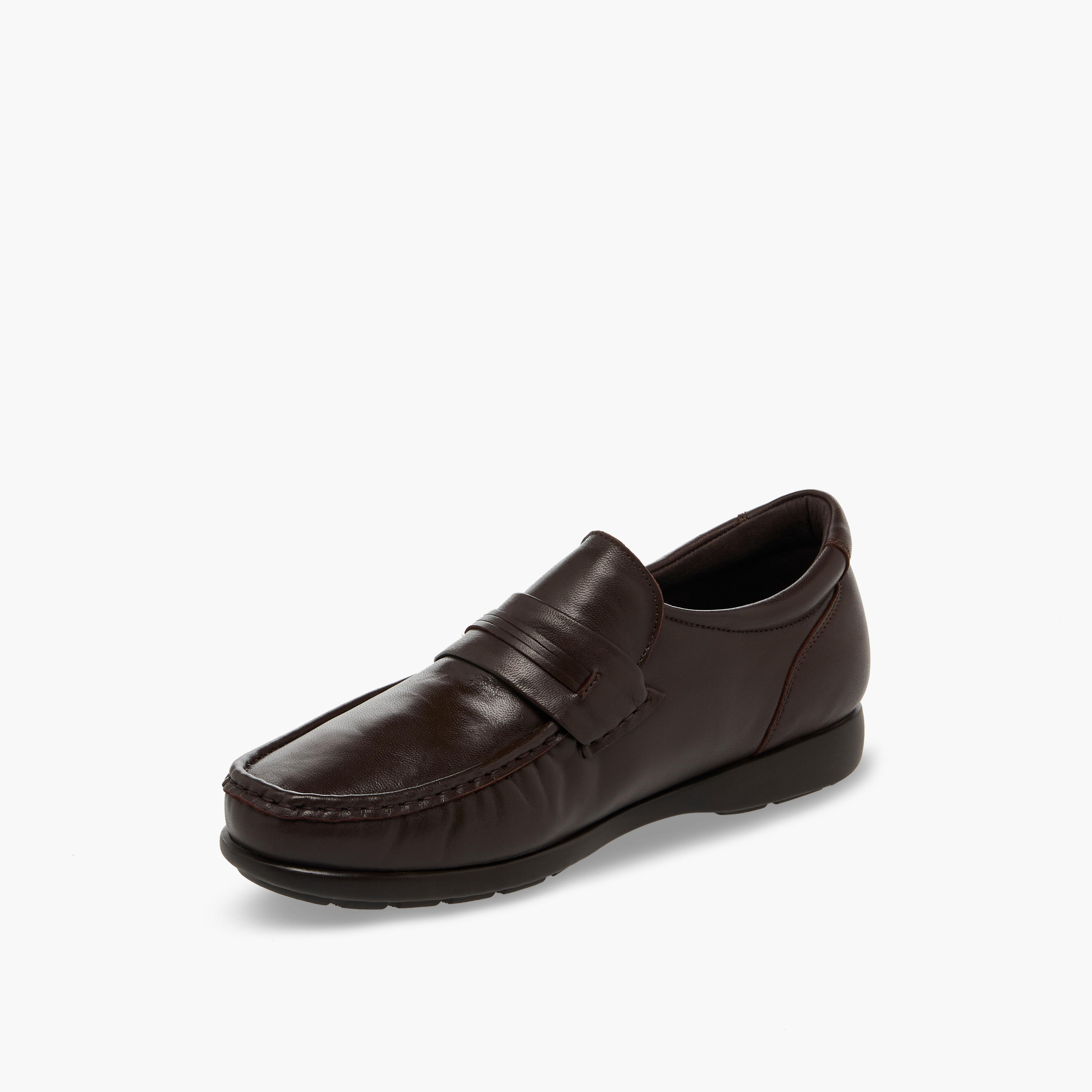 Pinosos Men Genuine Leather Slip-On Loafers-men-shoes-formalshoes-image-4