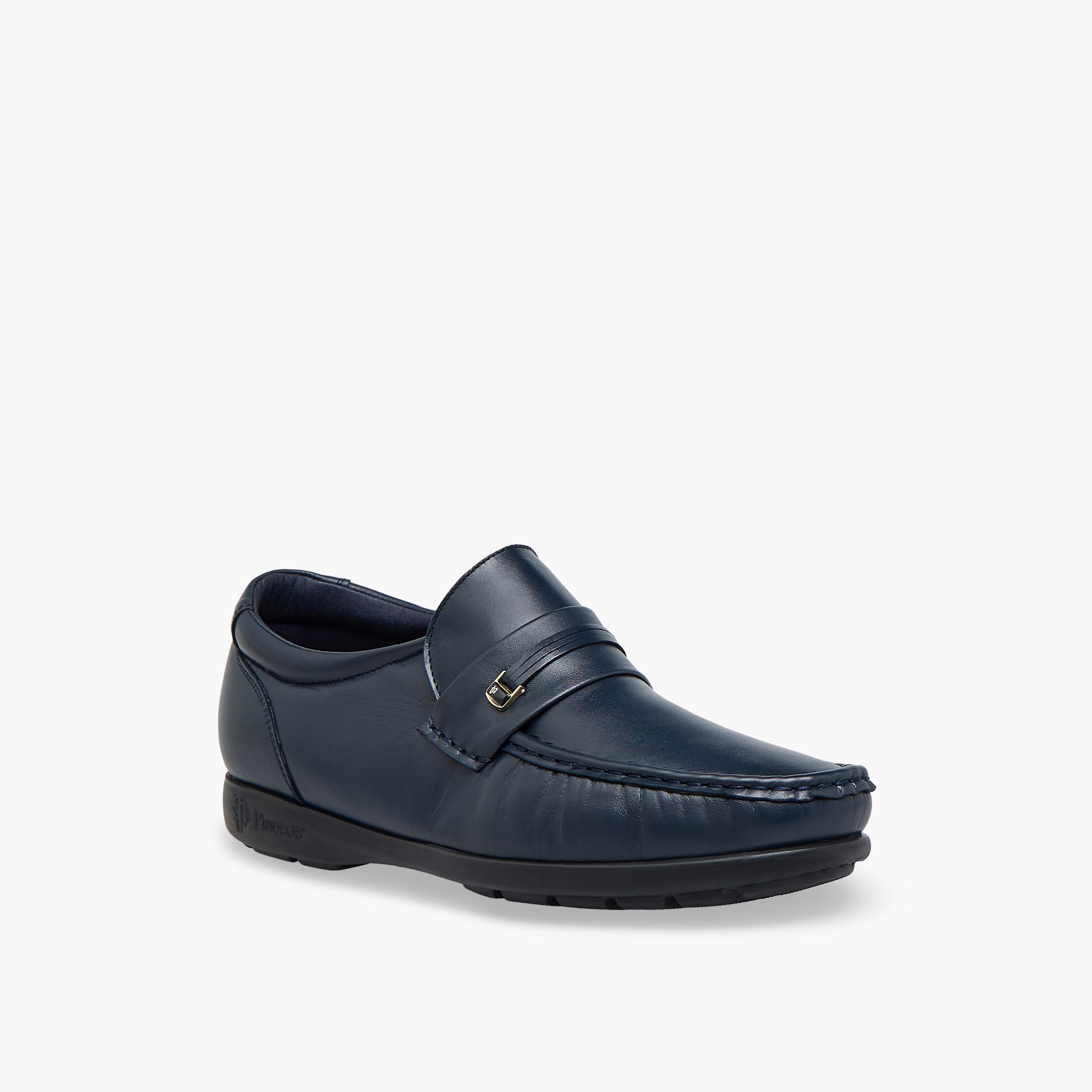 Pinosos Men Genuine Leather Slip-On Loafers-men-shoes-formalshoes-image-2