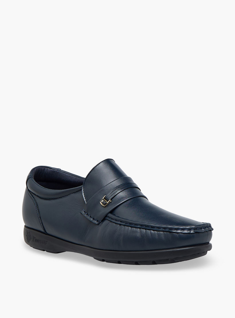 Pinosos Men Genuine Leather Slip-On Loafers-men-shoes-formalshoes-image-2