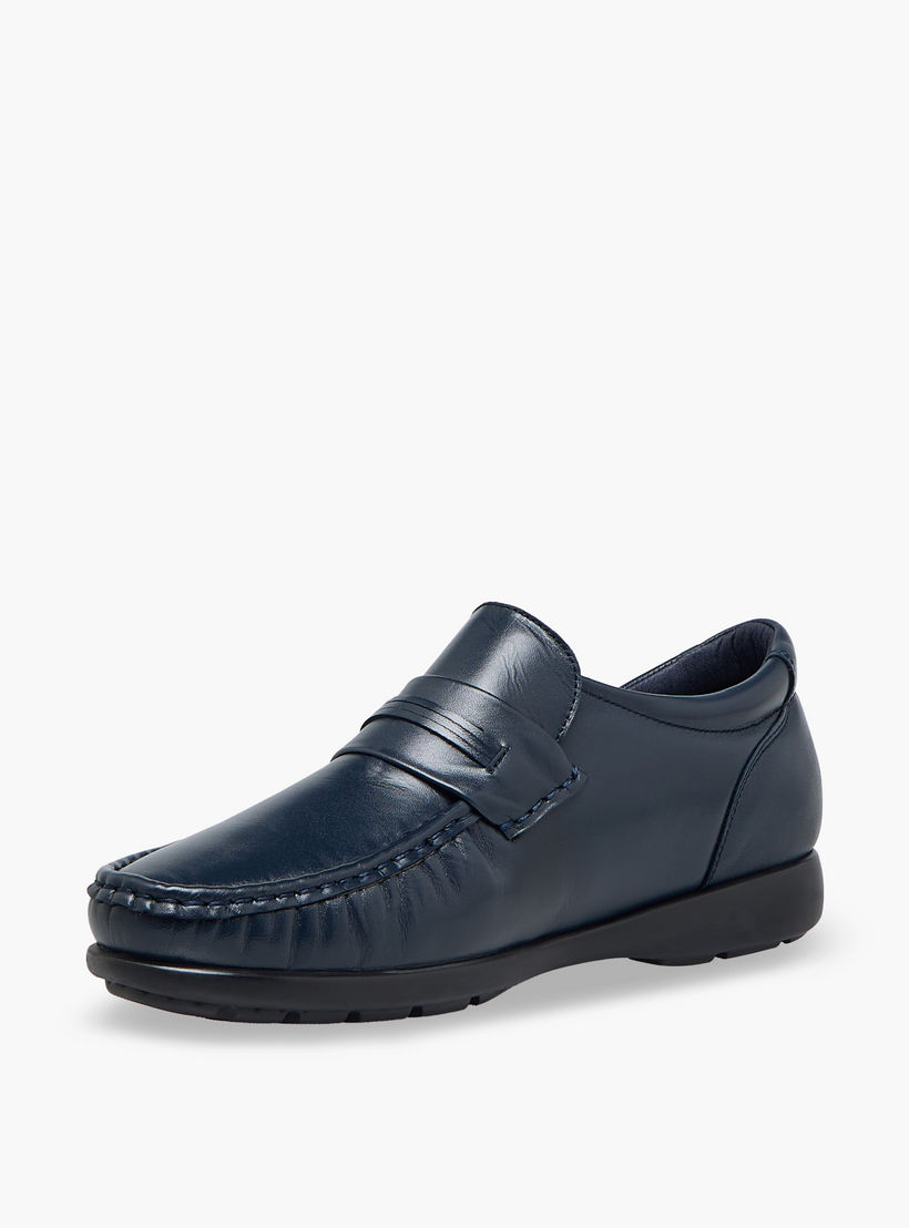 Pinosos Men Genuine Leather Slip-On Loafers-men-shoes-formalshoes-image-4