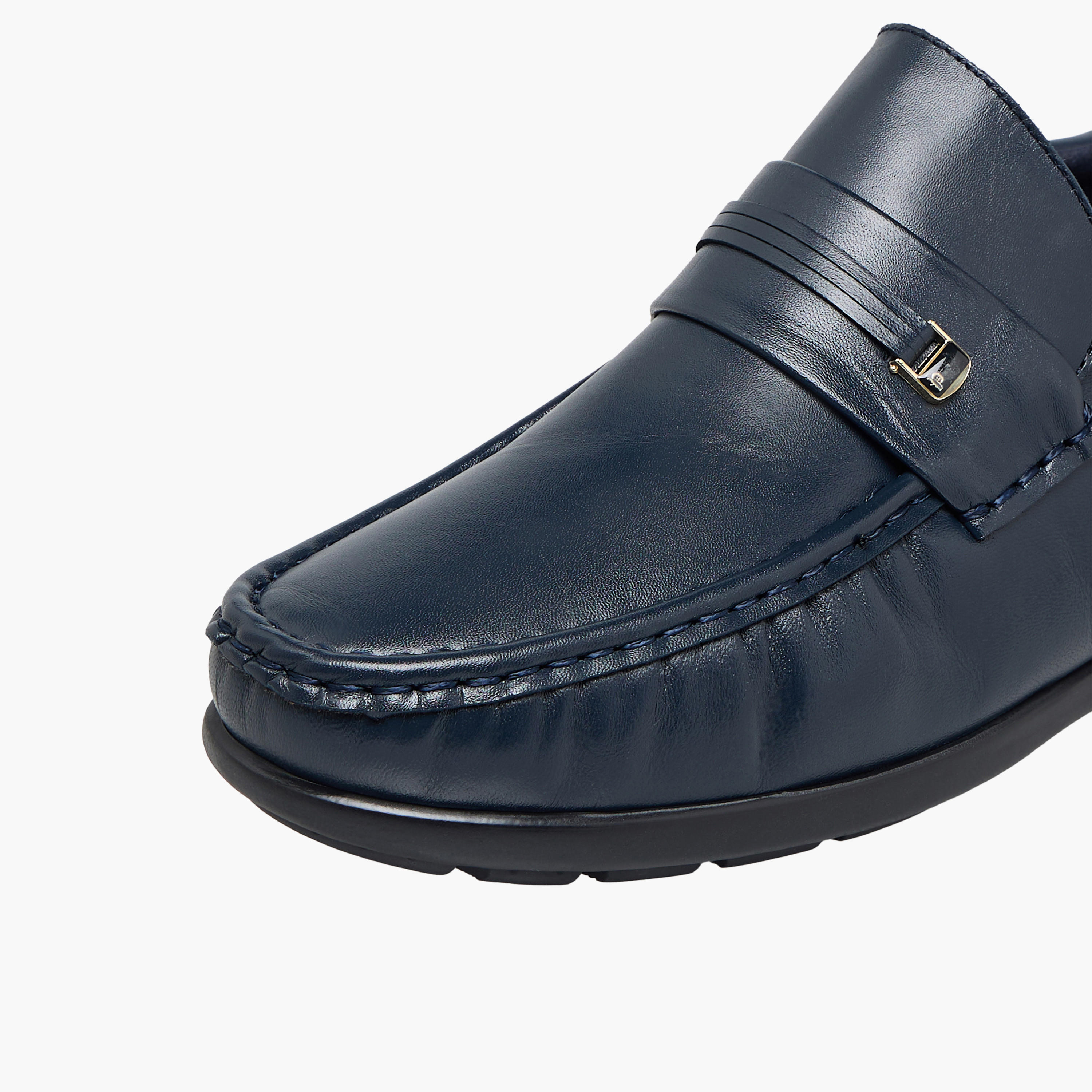 Pinosos Men Genuine Leather Slip-On Loafers-men-shoes-formalshoes-image-7