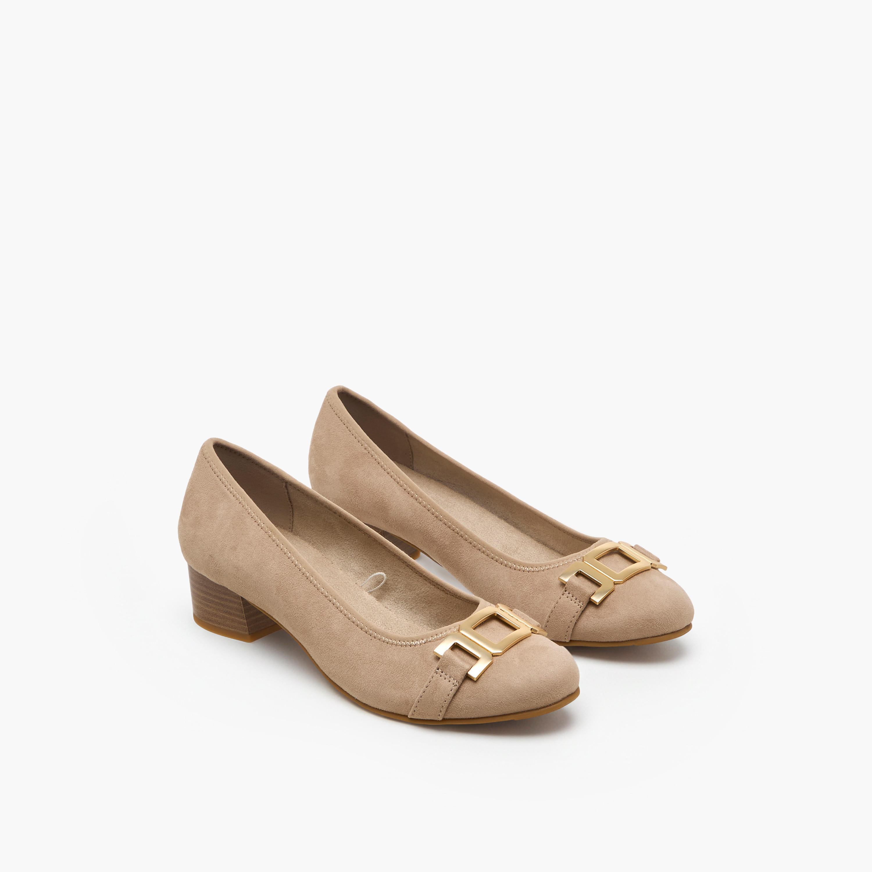 حذاء بومب بكعب سميك للنساء من لو كونفورت-women-shoes-sandals-heeled-image-1
