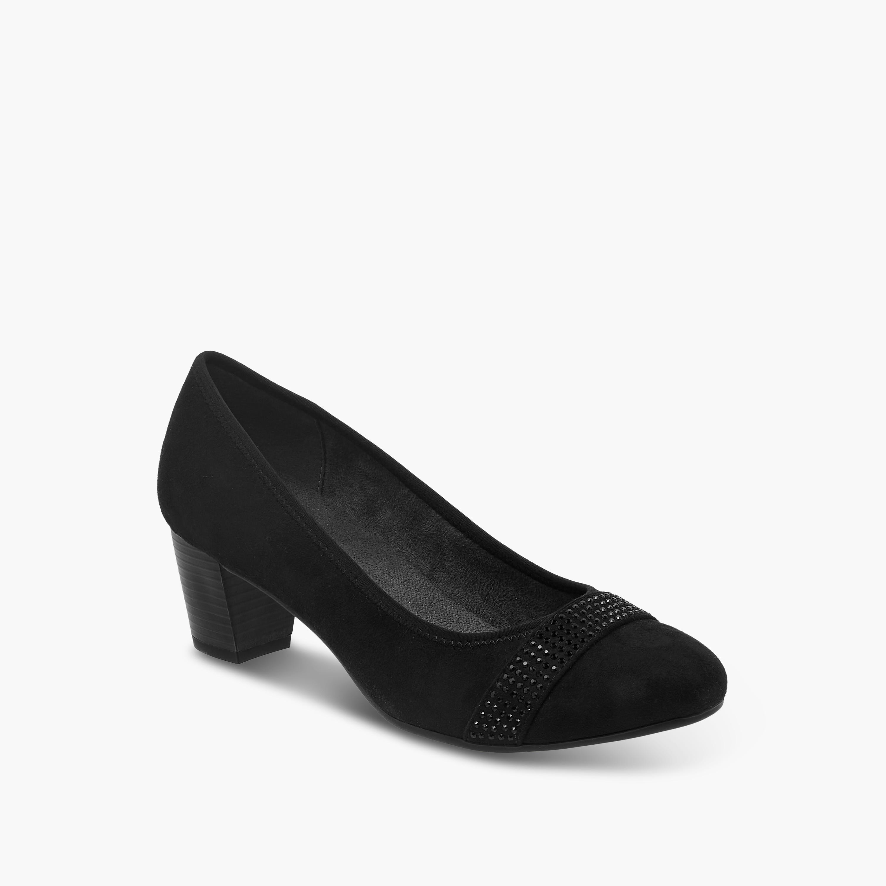 حذاء كلاسيكي بكعب عريض للنساء من لو كونفورت-women-shoes-sandals-heeled-image-2