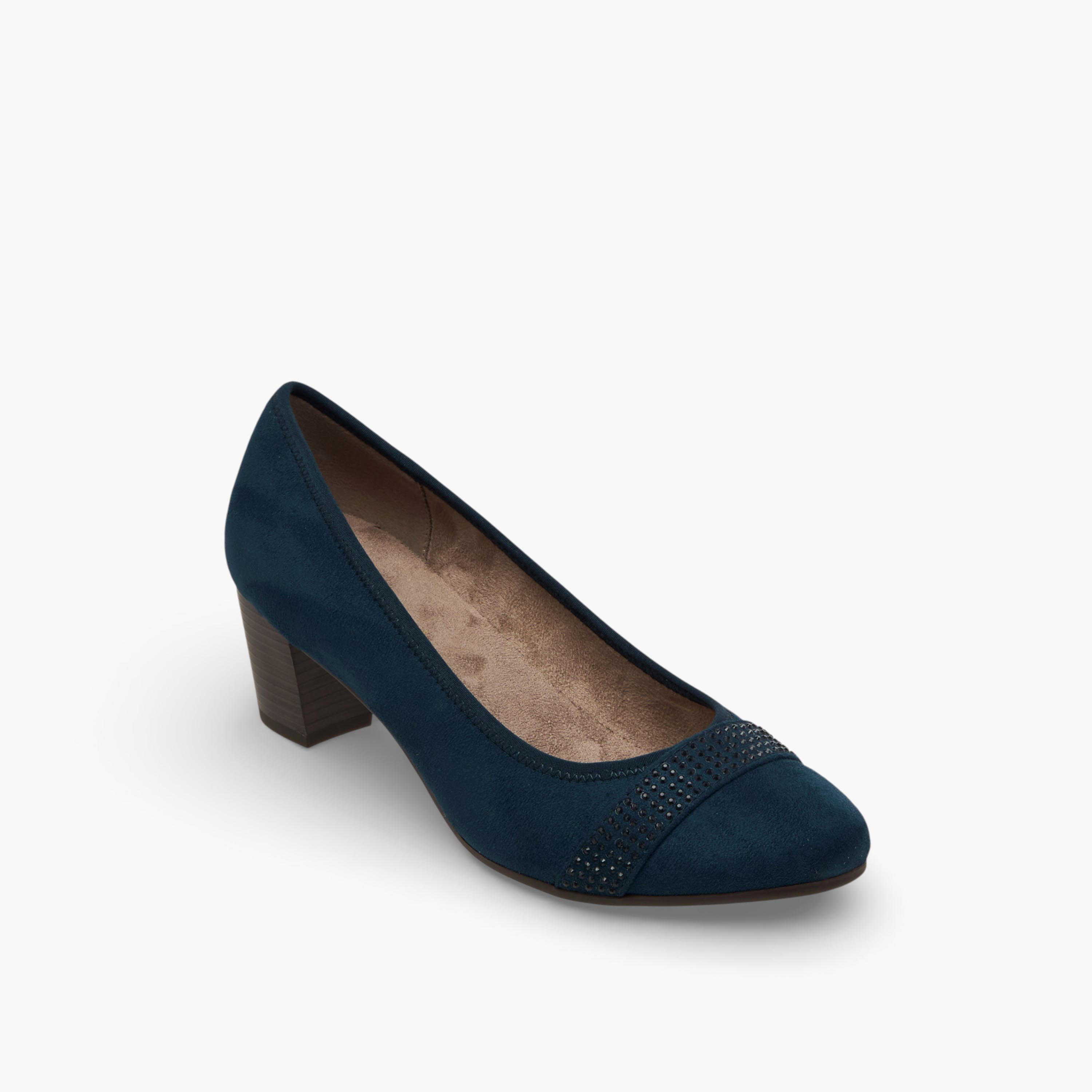 حذاء كلاسيكي بكعب عريض للنساء من لو كونفورت-women-shoes-sandals-heeled-image-2