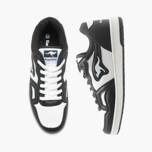 KangaROOS Women's Panelled Lace-Up Sneakers-women-image-1
