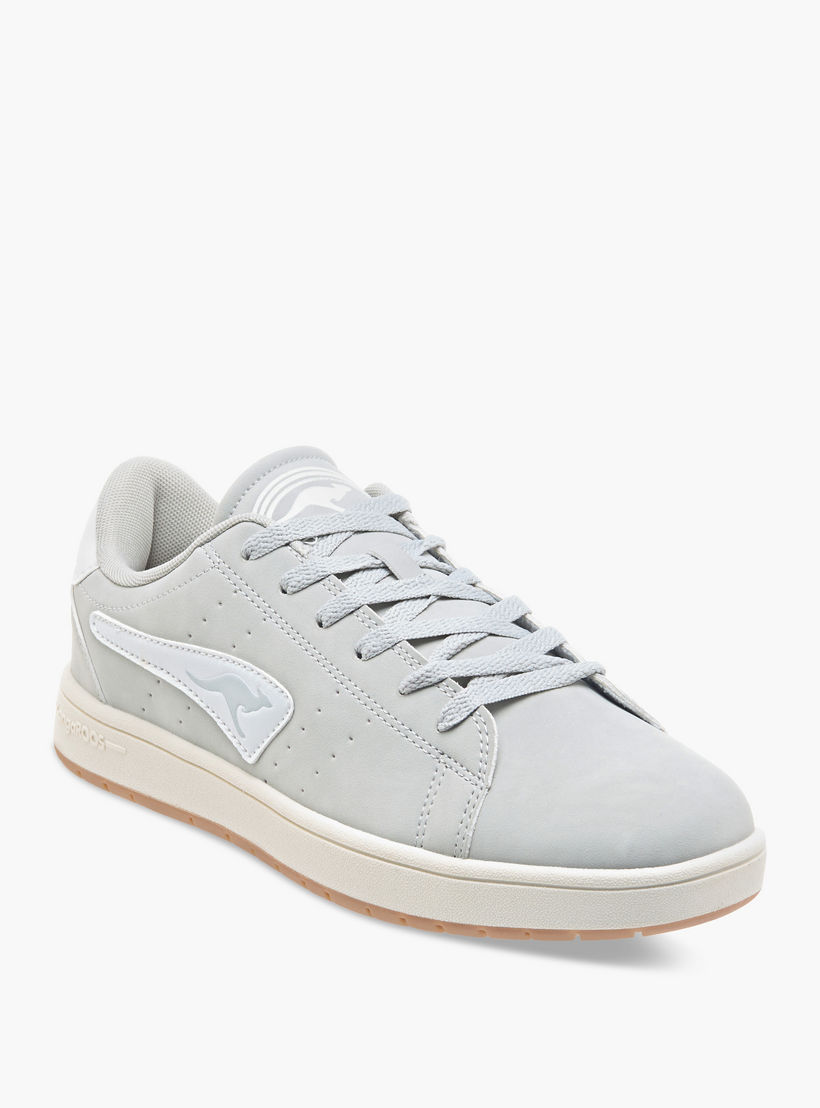 حذاء سنيكرز برباط وتفاصيل شعار للنساء من كانجاروس-women-shoes-sneakers-image-2