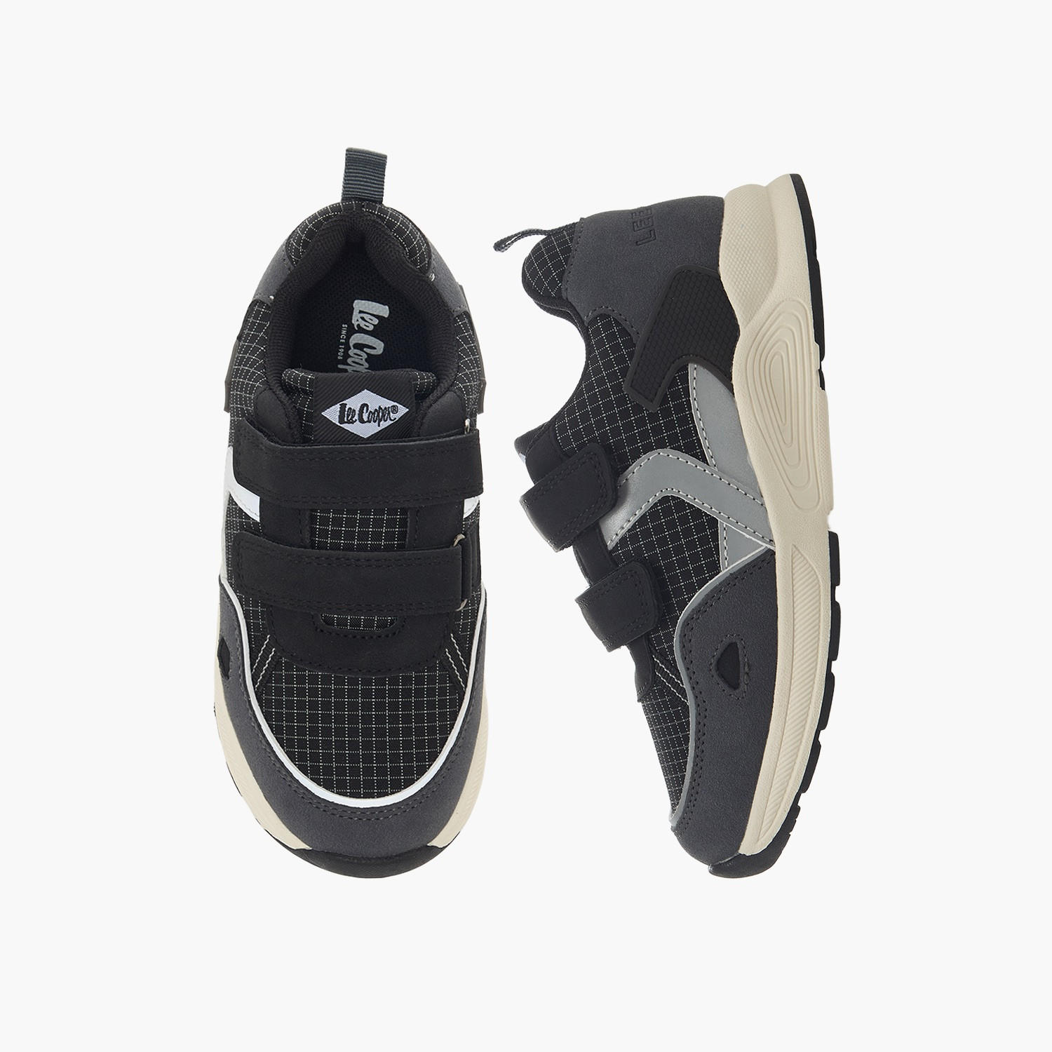 حذاء سنيكرز بارز الملمس بشريط إغلاق من جونيورز-boys-shoes-sneakers-image-1