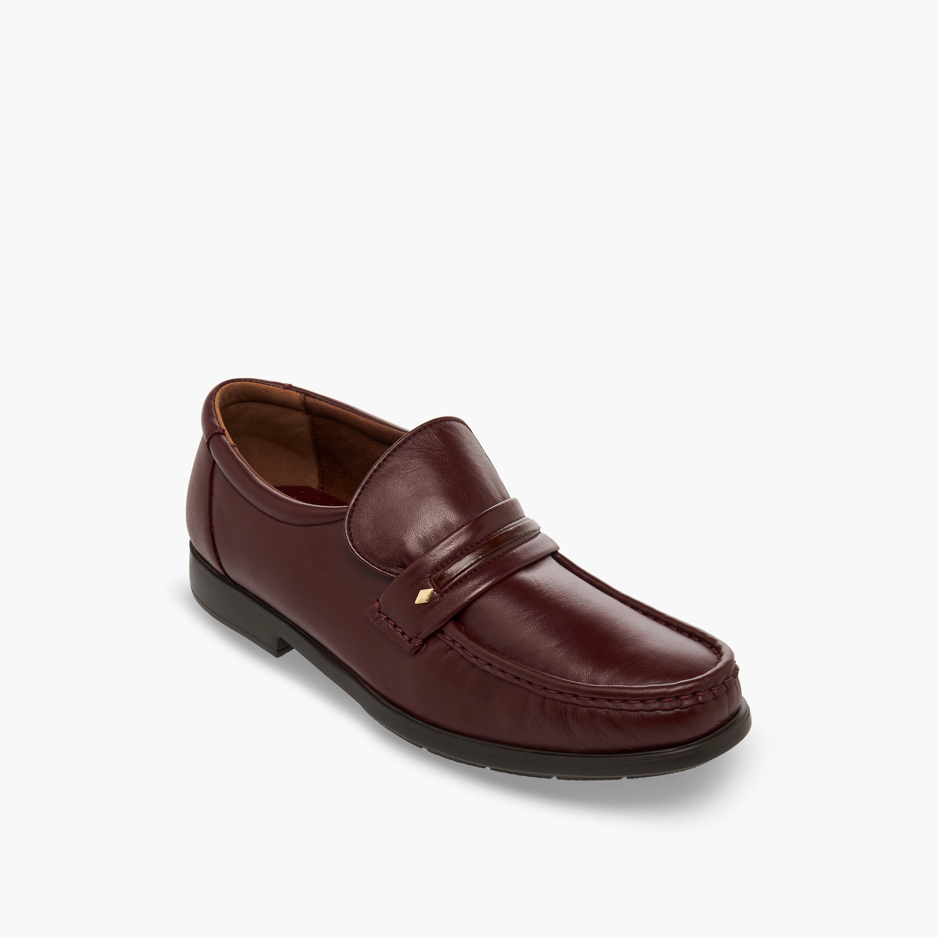 Pinosos Men Genuine Leather Slip-On Loafers-men-shoes-formalshoes-image-2