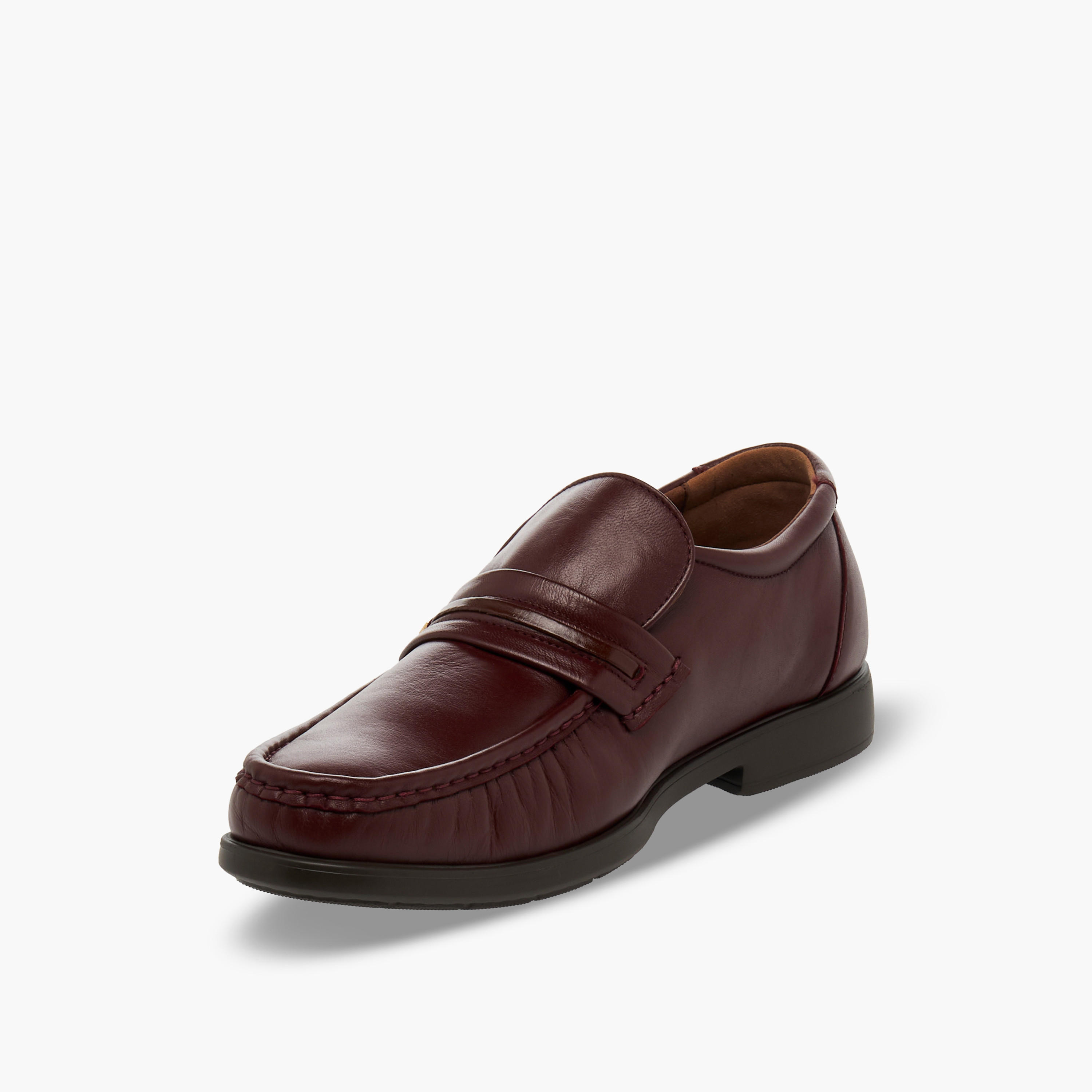 Pinosos Men Genuine Leather Slip-On Loafers-men-shoes-formalshoes-image-4