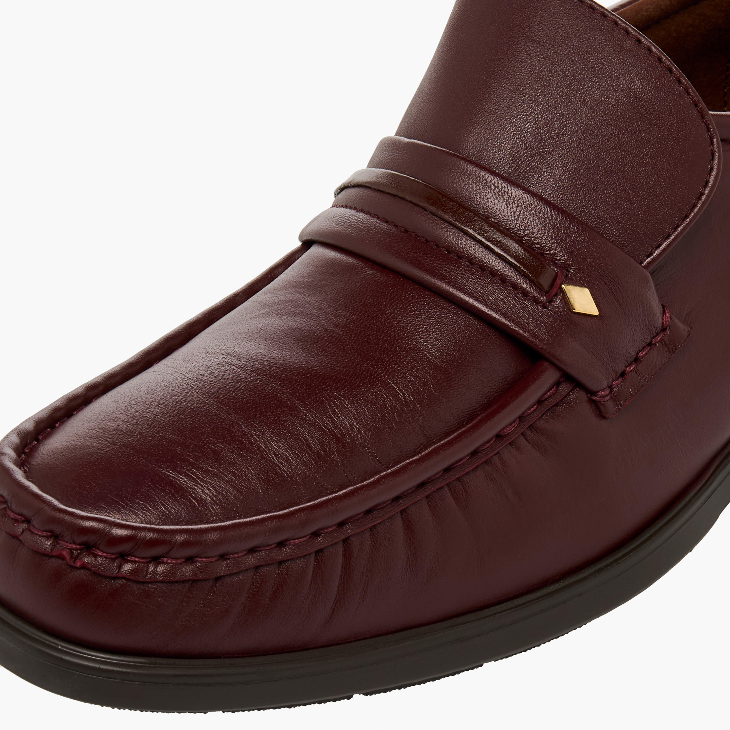 Pinosos Men Genuine Leather Slip-On Loafers-men-shoes-formalshoes-image-7