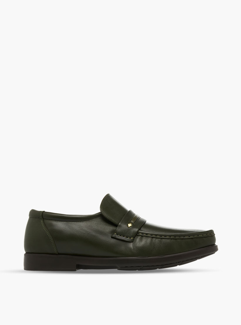 Pinosos Men Genuine Leather Slip-On Loafers-men-shoes-formalshoes-image-3