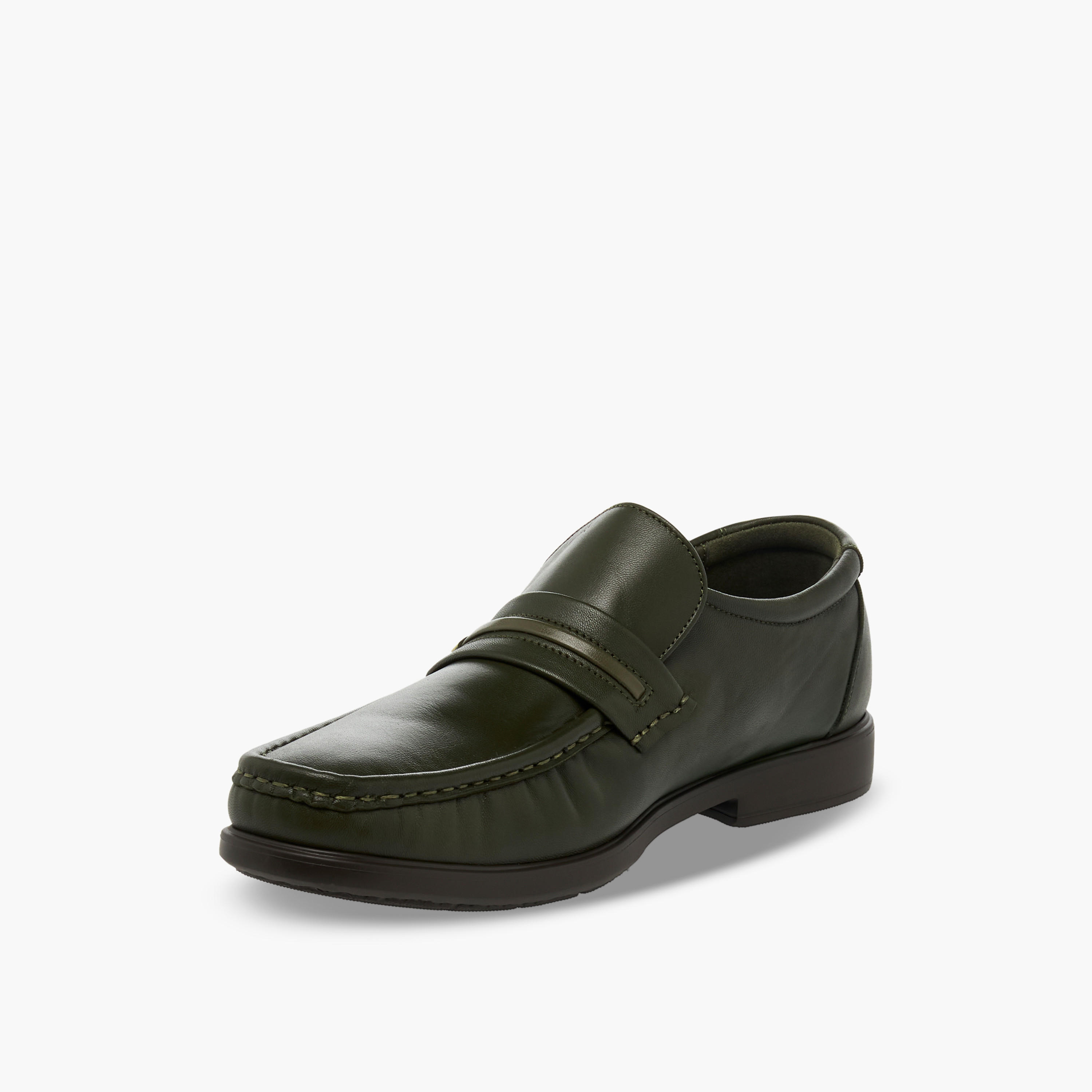 Pinosos Men Genuine Leather Slip-On Loafers-men-shoes-formalshoes-image-6